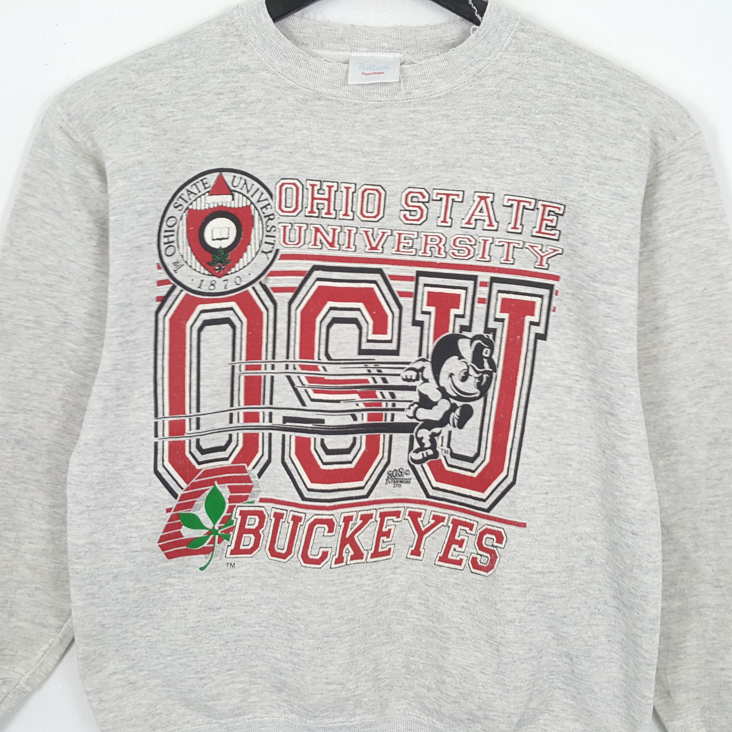 Tultex × Vintage OHIO STATE UNIVERSITY Buckeyes Vintage Sweatshirt Size US S / EU 44-46 / 1 - 2 Thumbnail
