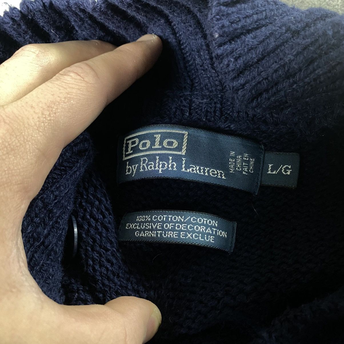 Polo Ralph Lauren Vintage Polo Ralph Lauren USA Flag 1/4 Zip Sweater Size US L / EU 52-54 / 3 - 9 Thumbnail