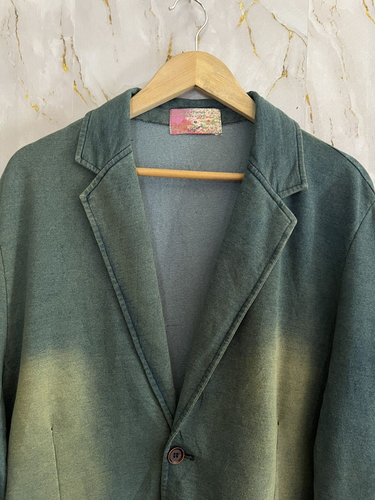 Japanese Brand Pale Fresco Denim Jacket – Classic Vintage Style Size US L / EU 52-54 / 3 - 3 Thumbnail