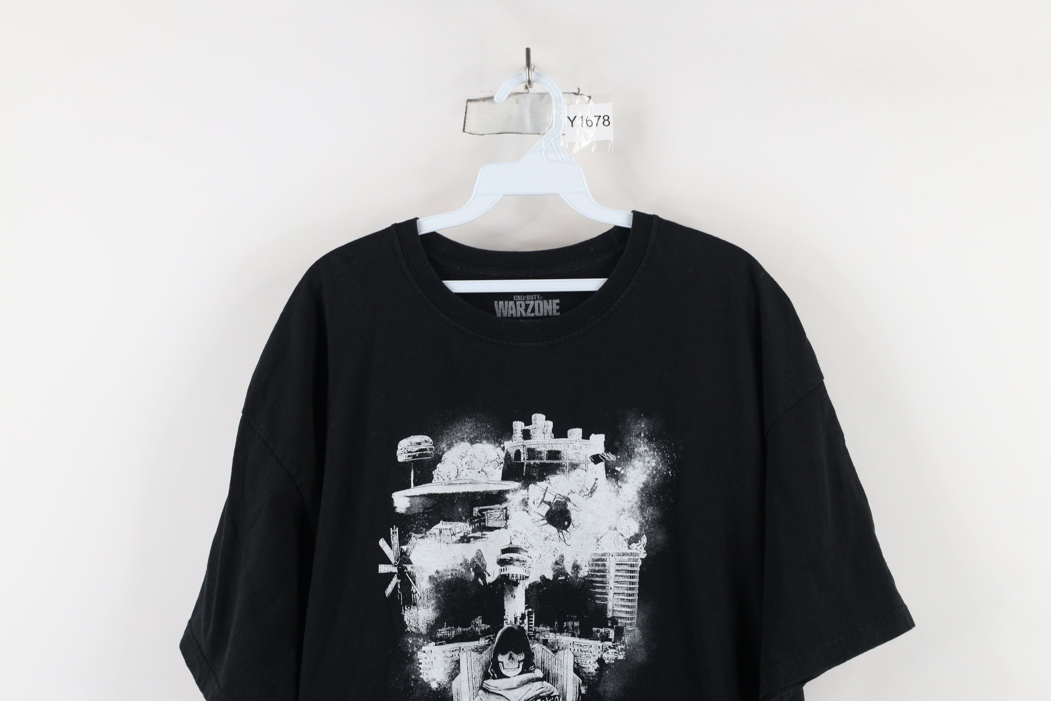 Vintage Y2K Streetwear Call of Duty Video Game Gamer T-Shirt Black Size US XL / EU 56 / 4 - 2 Thumbnail
