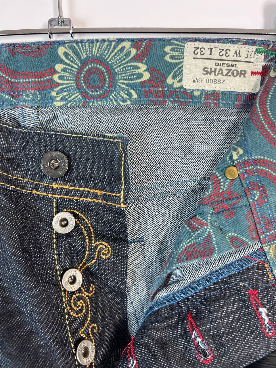 Diesel DIESEL SHAZOR JEANS STRAIGHT LEG RAW DENIM WASH Size 32 Size US 32 / EU 48 - 4 Thumbnail