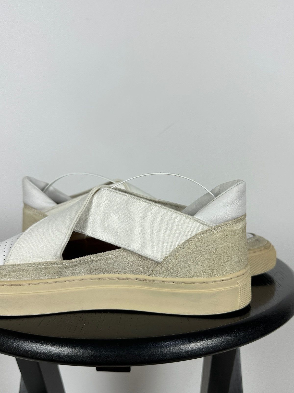 Dries Van Noten Dries Van Noten White Leather Slip-On Shoes Size US 7.5 / IT 37.5 - 19 Thumbnail