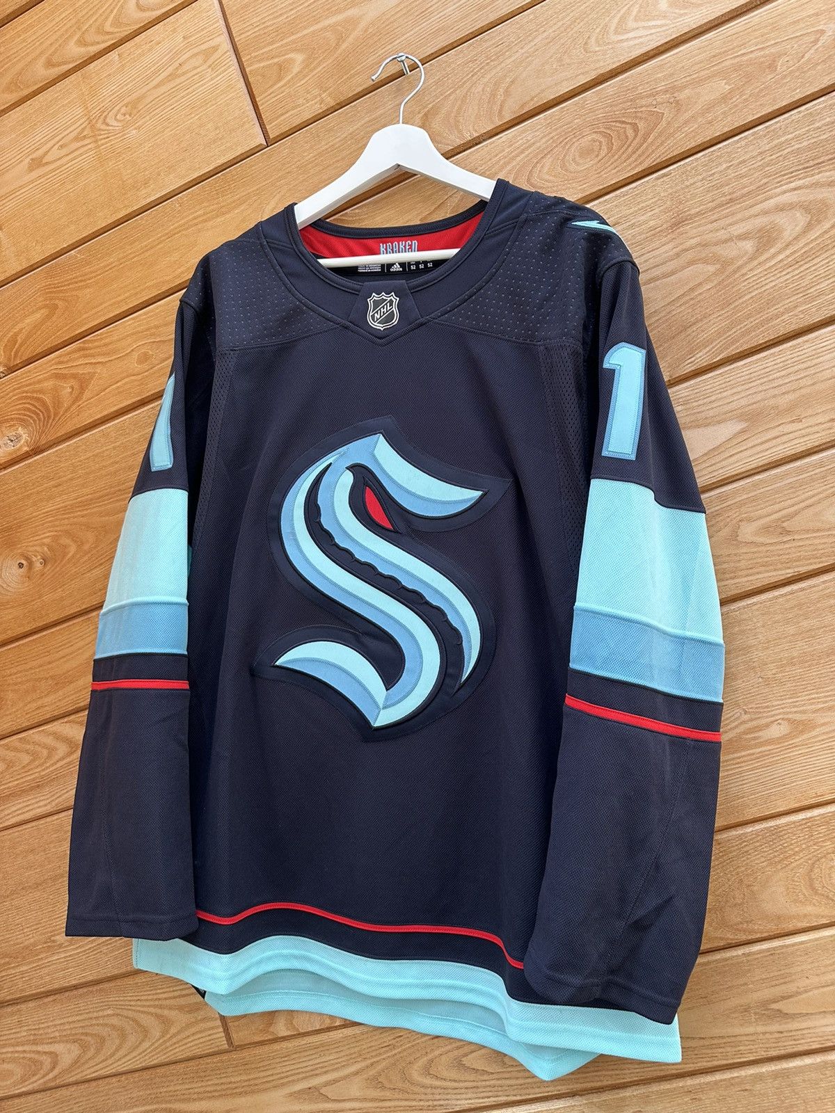 NHL Jersey Adidas NHL Kraken BOOKTOK 1 Size US L / EU 52-54 / 3 - 5 Thumbnail