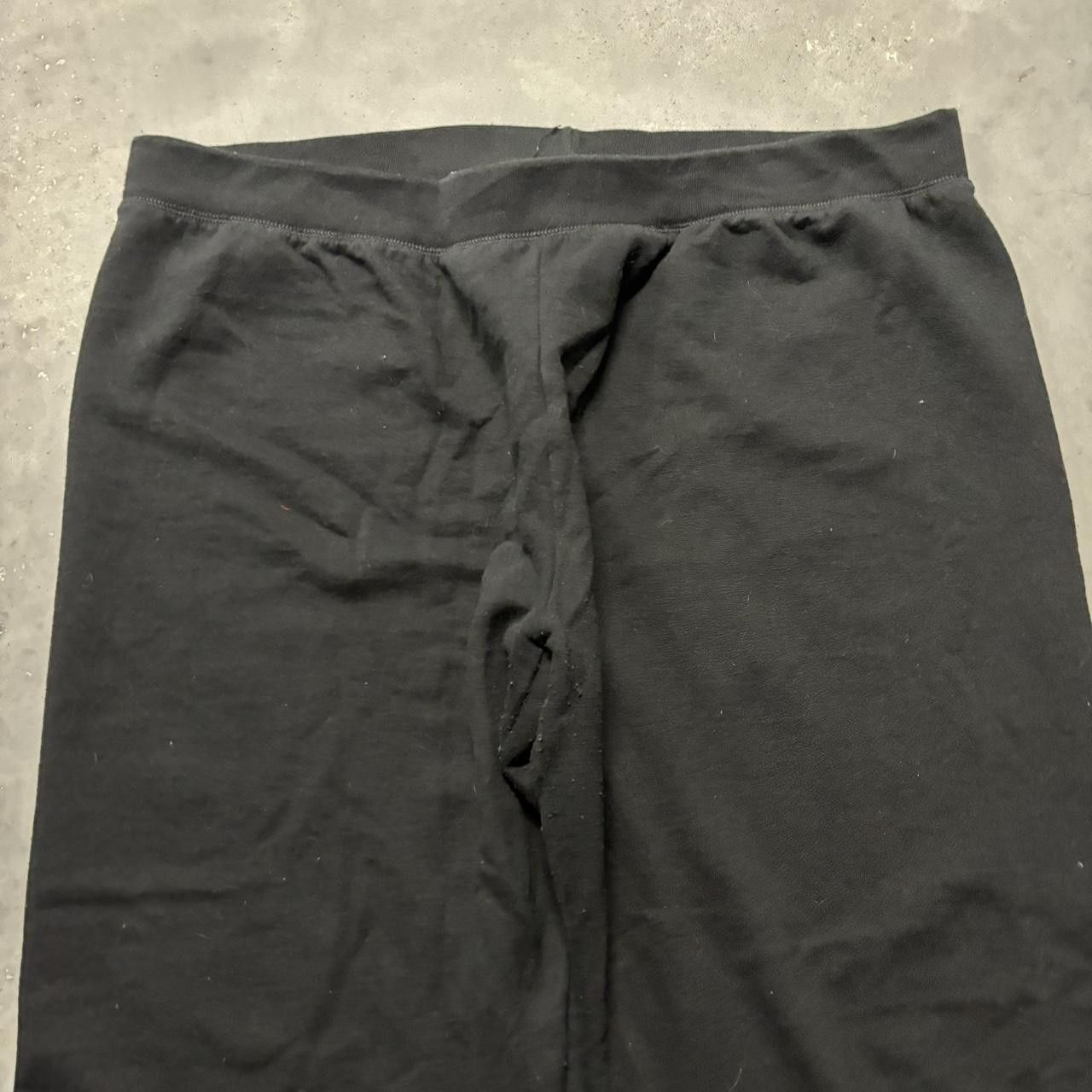 Japanese Brand × Vintage Vintage Y2K/2000s Baggy Black Skater Opium Essential Sweatpants! Size US 40 / EU 56 - 4 Thumbnail
