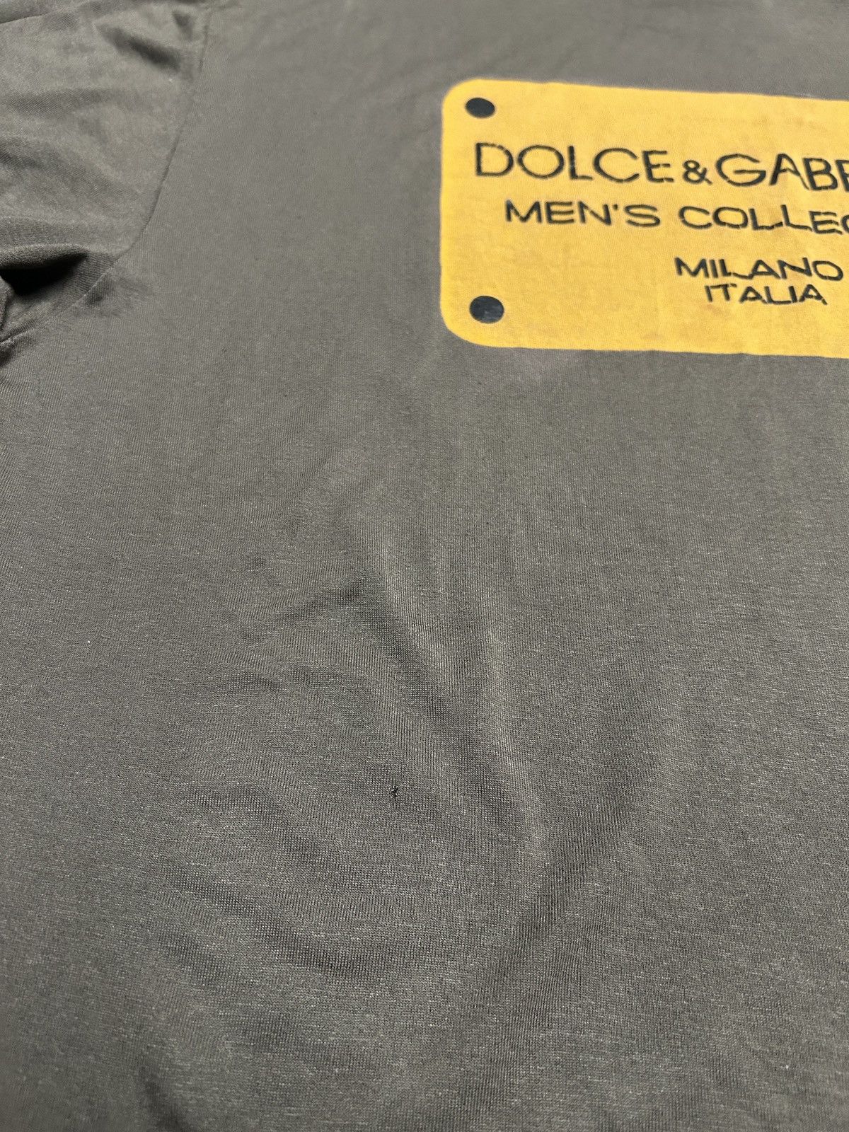Dolce & Gabbana × Vintage Vintage D&G Logo Plaque Tee Size US XL / EU 56 / 4 - 8 Thumbnail