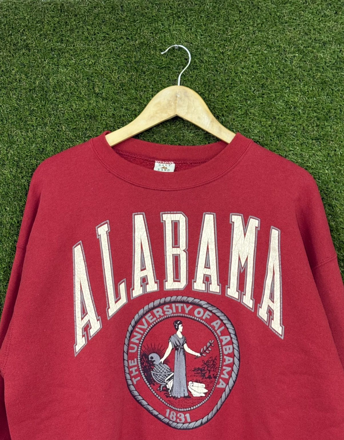 Vintage Vintage University of Alabama Made in USA Red Sweatshirt XL Size US XL / EU 56 / 4 - 2 Thumbnail