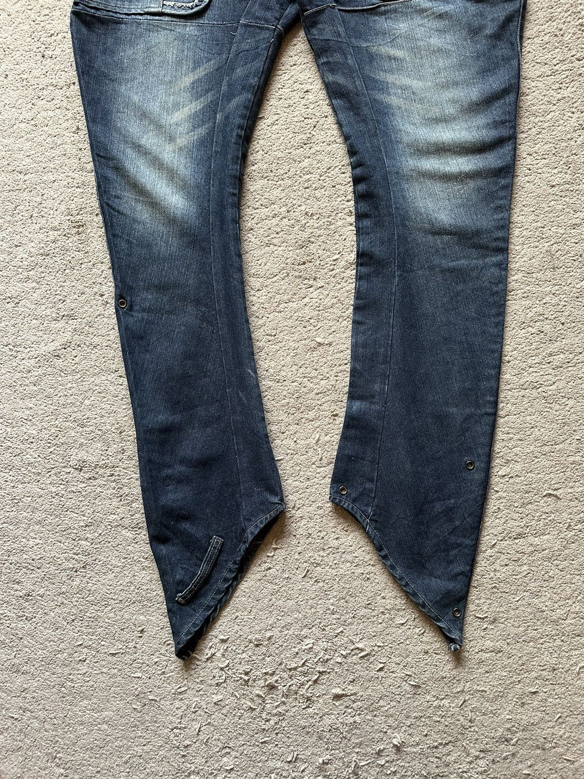 PPFM 2000s PPFM Destruct Product J Cut Jeans Transform Bag Size US 30 / EU 46 - 2 Thumbnail