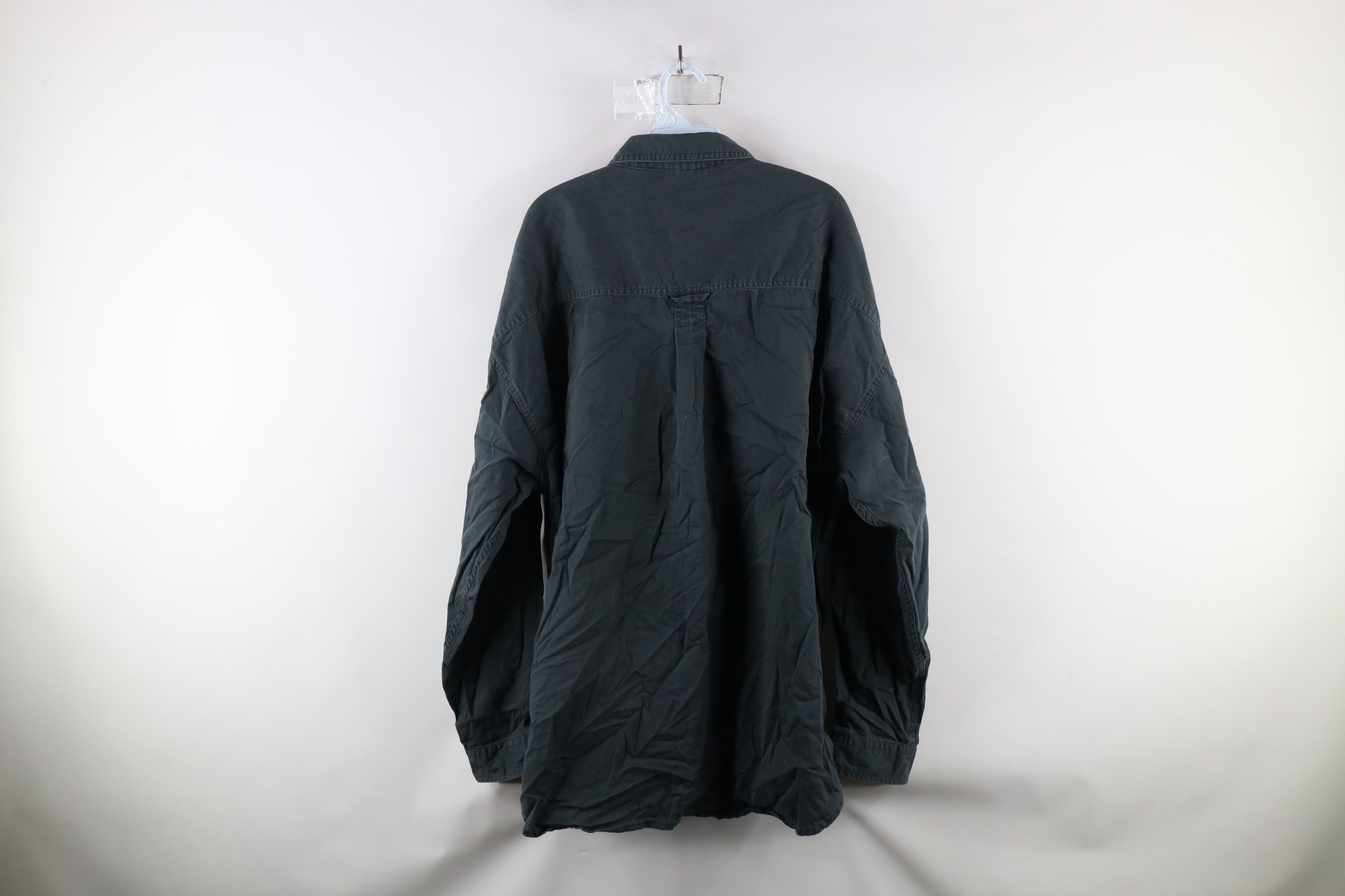 Vintage Vintage 90s Detroit Red Wings Hockey Button Down Shirt Gray Size US XXL / EU 58 / 5 - 9 Thumbnail