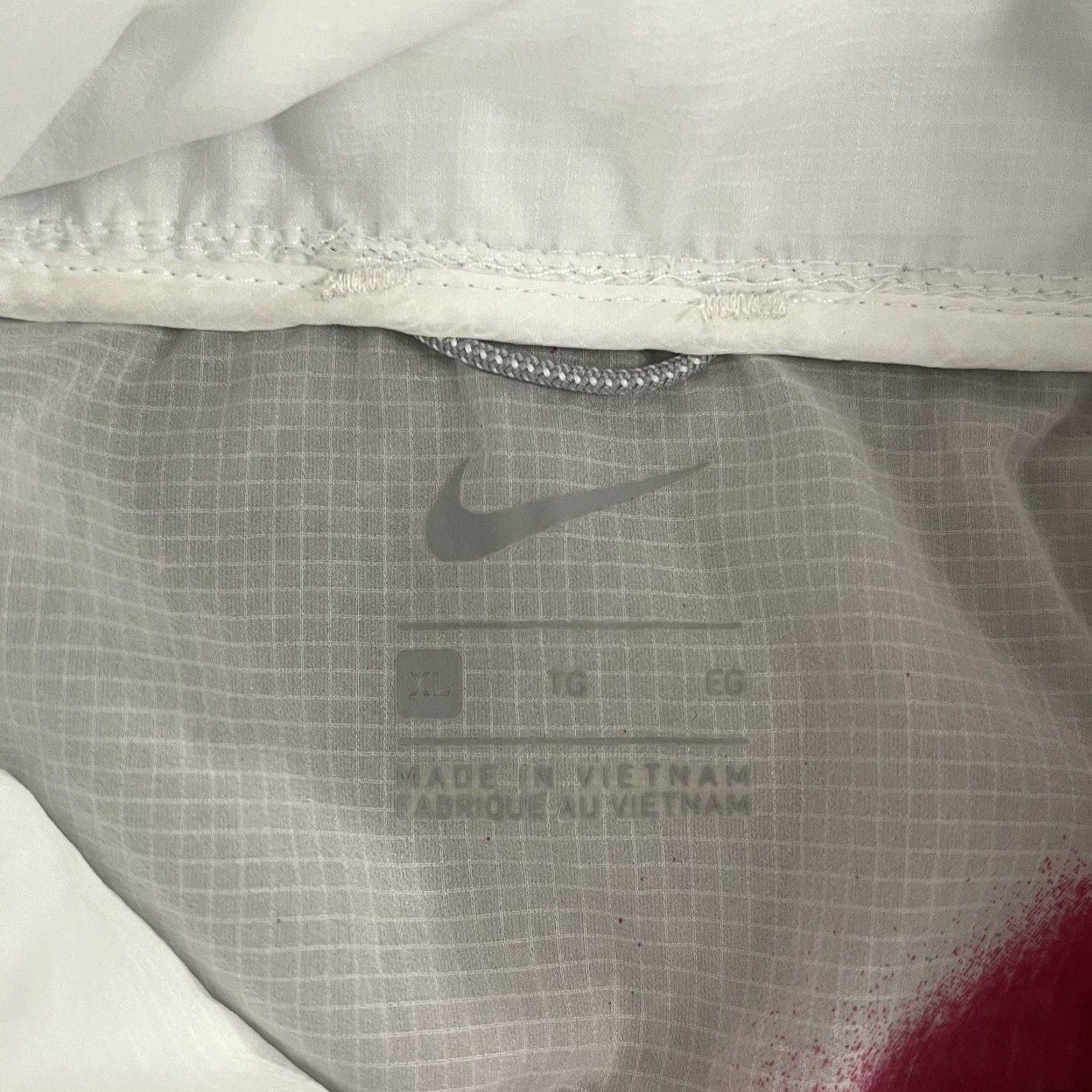 Nike Nike Jacket Womens XL White Multicolor Impossibly Light Hooded Running Pack NEW Size XL / US 12-14 / IT 48-50 - 7 Thumbnail