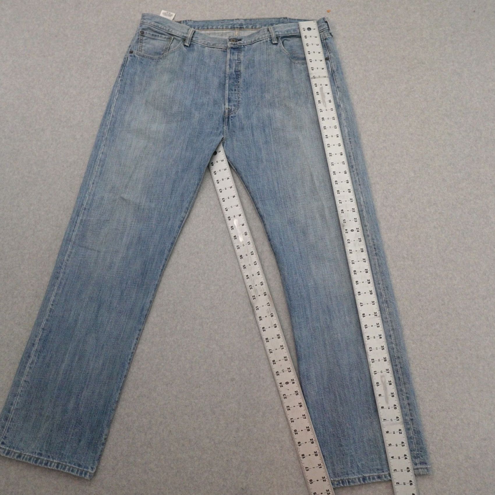 Levi's VINTAGE Levi's 501 Jeans Mens 42 (42x33) Button Fly Blue Size US 42 / EU 58 - 2 Thumbnail