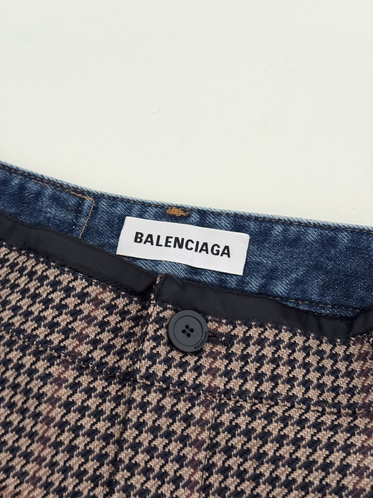 Balenciaga NWT Balenciaga Trompe L'Oeil Skirt Midi Front Short Back Size 26" / US 2 / IT 38 - 8 Thumbnail