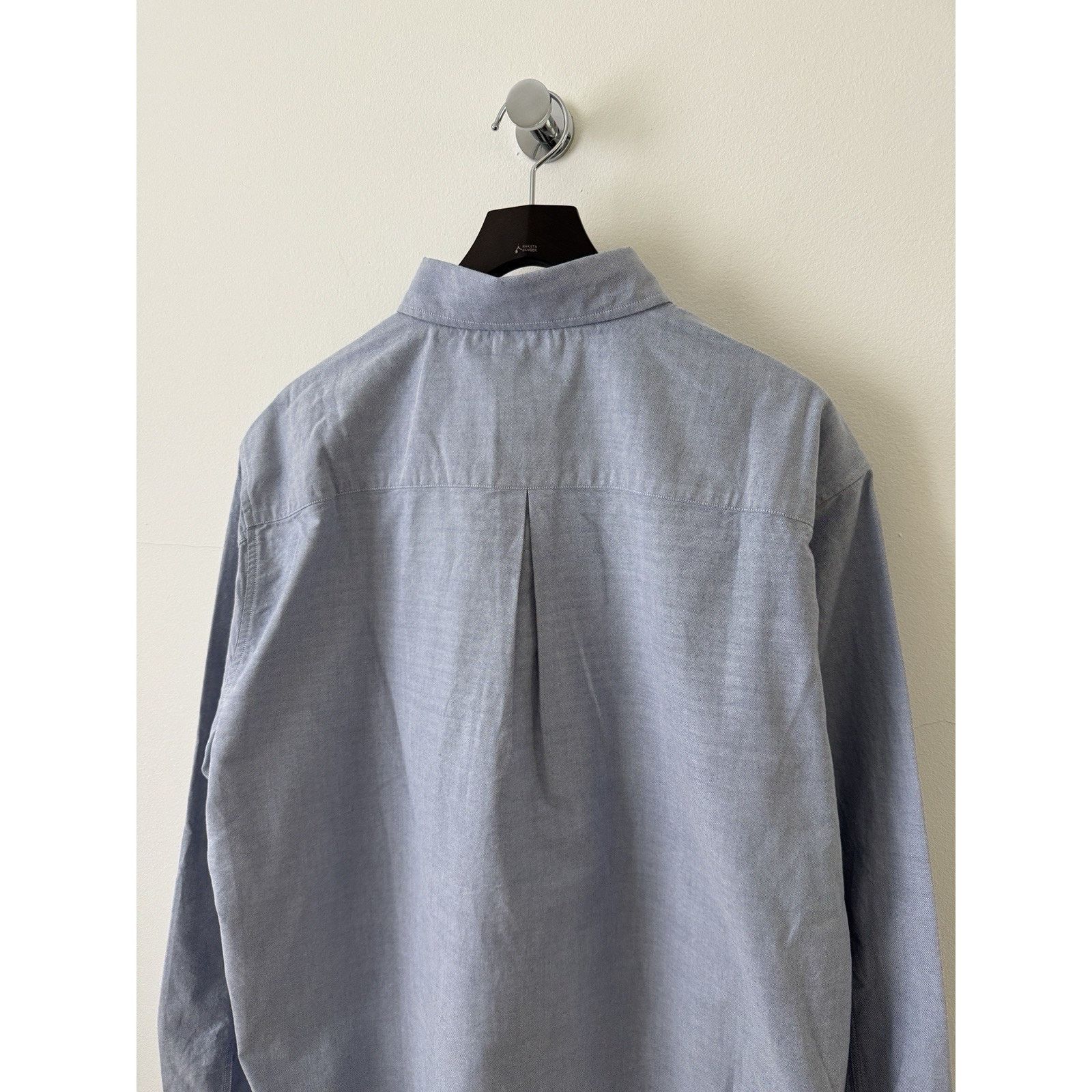 John Elliott NEW Blue Oxford Cloak Button Up Size US M / EU 48-50 / 2 - 9 Thumbnail