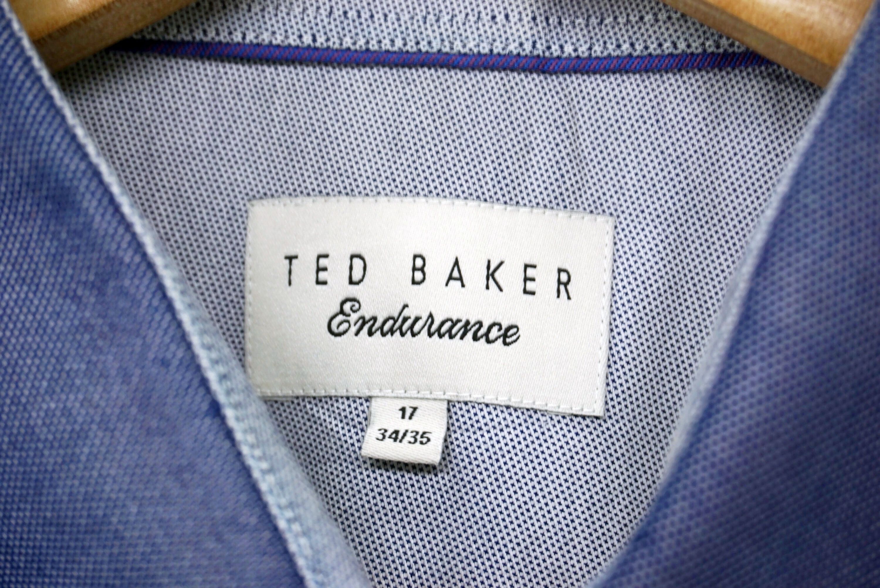 Ted Baker Endurance Spread Collar Button Down Shirt Size L Size US L / EU 52-54 / 3 - 5 Thumbnail