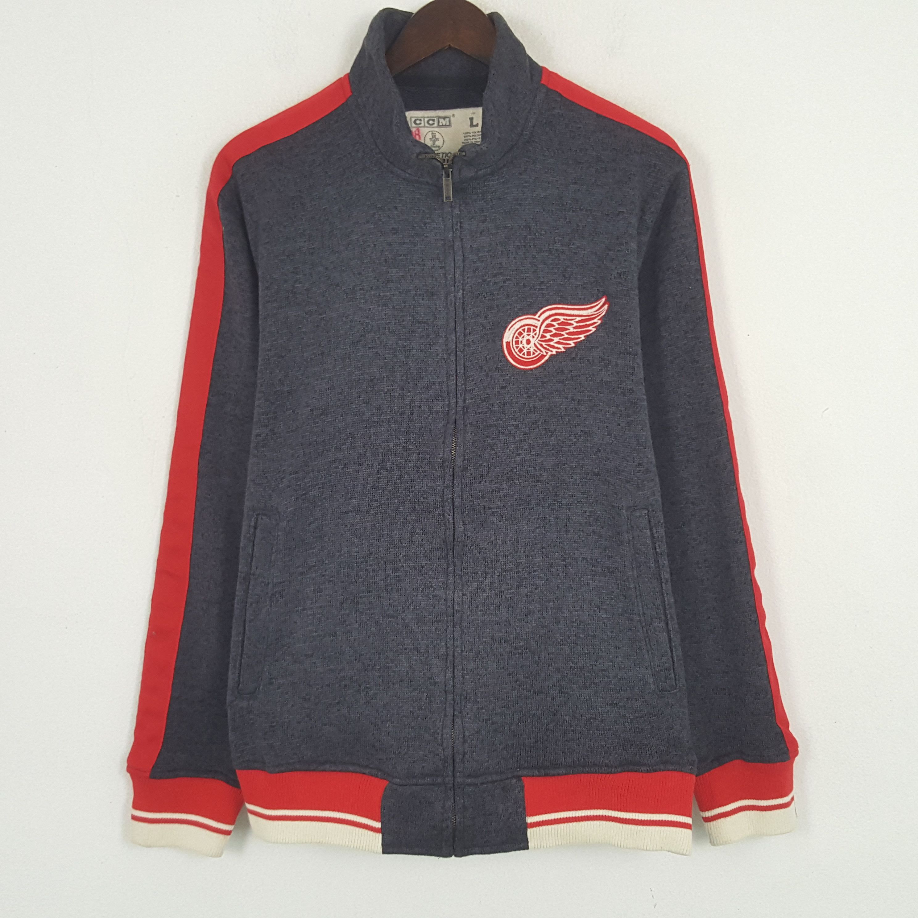 Ccm × Vintage Vintage CCM Zipper Sweater Jacket Size US L / EU 52-54 / 3 - 1 Thumbnail
