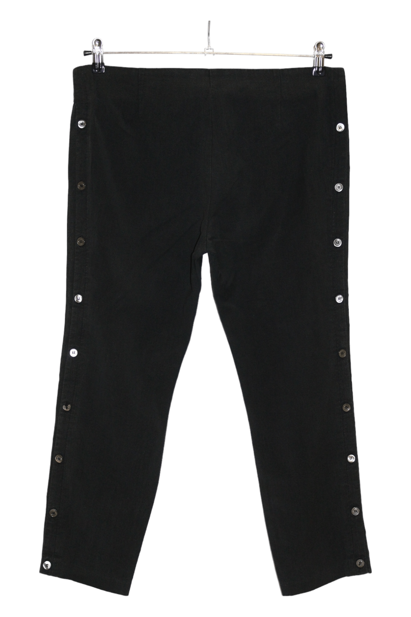 Alexander McQueen Alexander McQueen Wool Cotton Wide Leg Cropped Pants Size 32" / US 10 / IT 46 - 2 Thumbnail