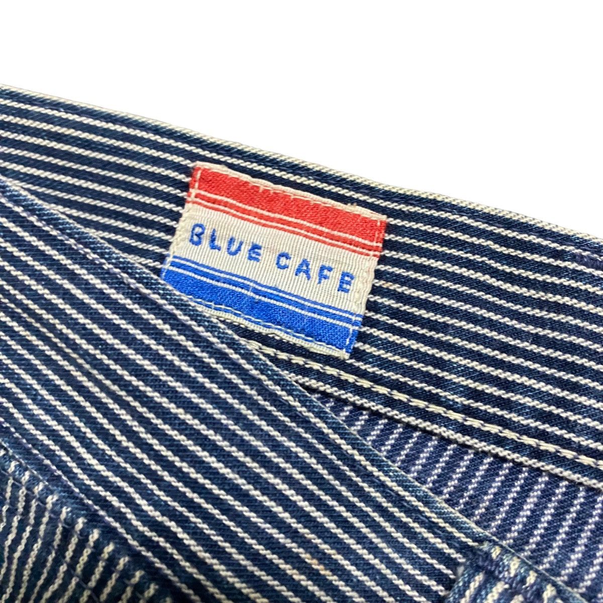 45rpm 45rpm Blue Cafe Pinstripe Work Pants Size US 29 - 15 Thumbnail