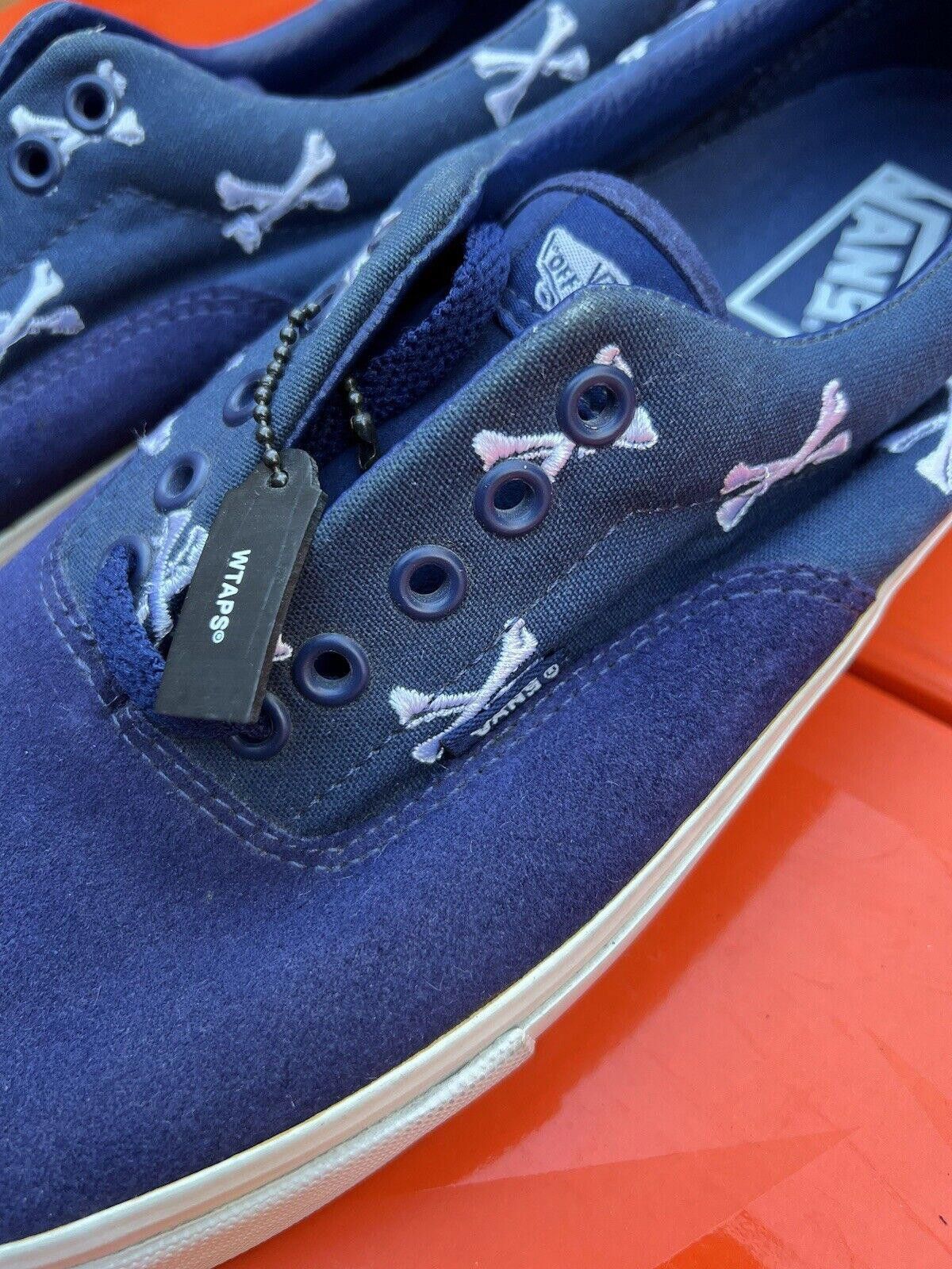 Vans 2007 VANS ERA S SYNDICATE WTAPS CROSS BONES NAVY BLUE 12 Size US 12 / EU 45 - 7 Thumbnail