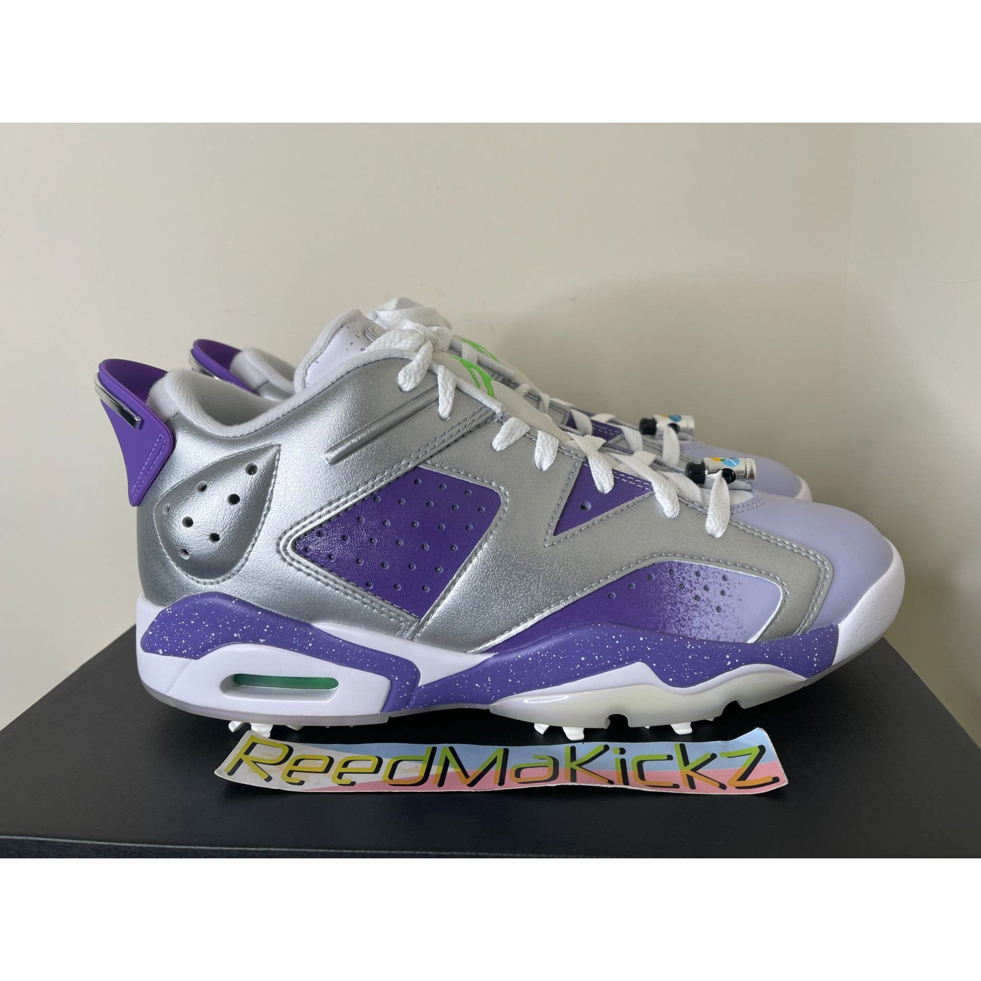 Jordan Brand Jordan 6 Retro Low Golf US Open 2023 W/SPIKES Mens 9us Size US 9 / EU 42 - 2 Thumbnail