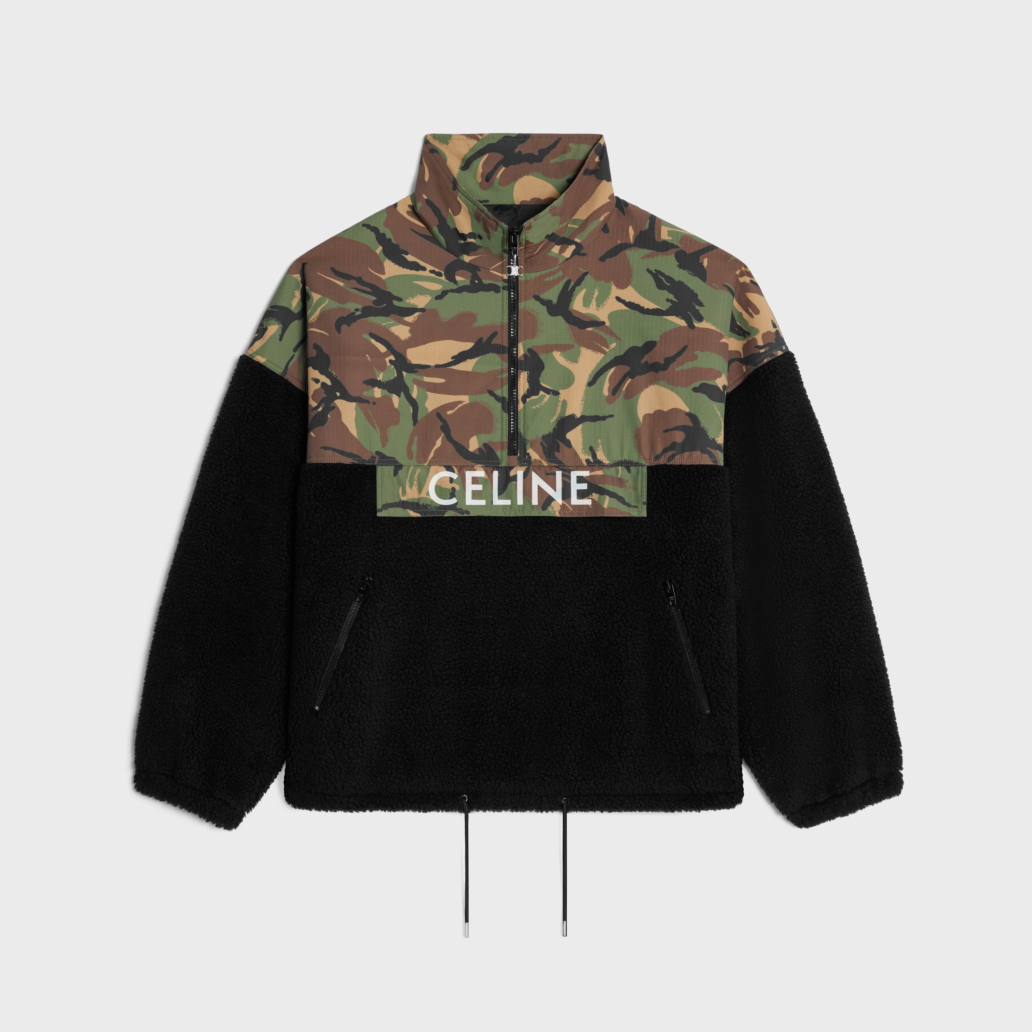 celine bi-material jacket