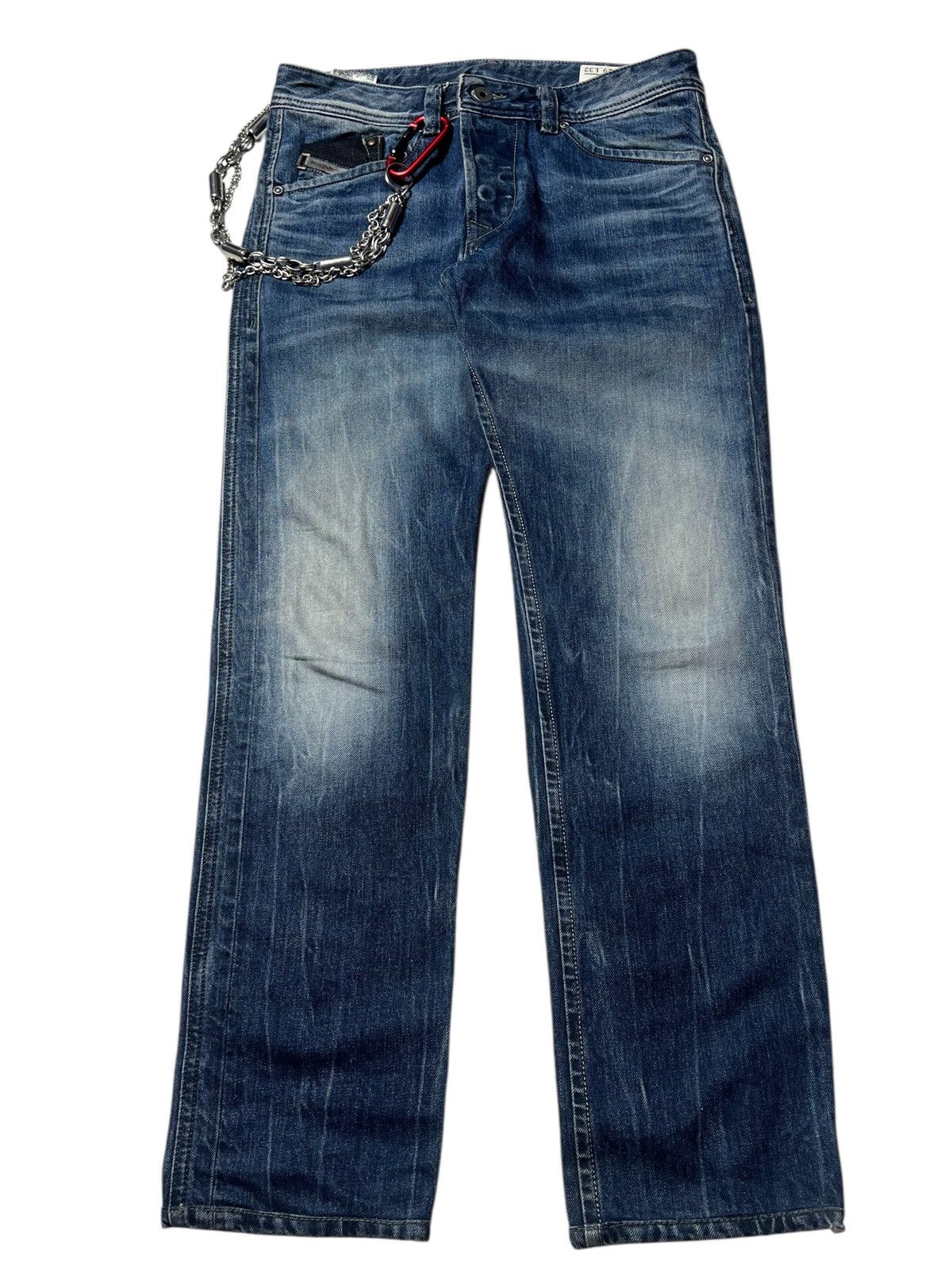 Diesel Diesel Darron Clawn Mark Washed Button Pants Size US 29 - 1 Thumbnail