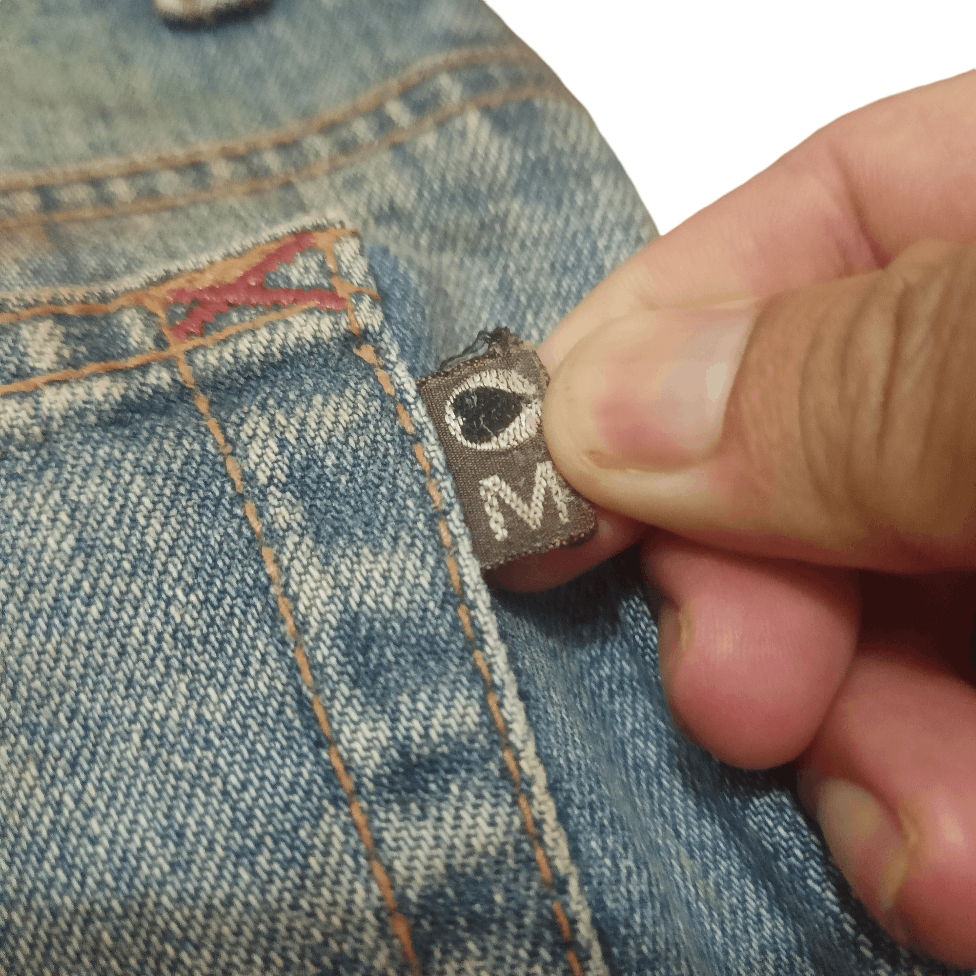Morgan Homme Japanese Morgan homme distressed jeans Size US 29 - 14 Thumbnail