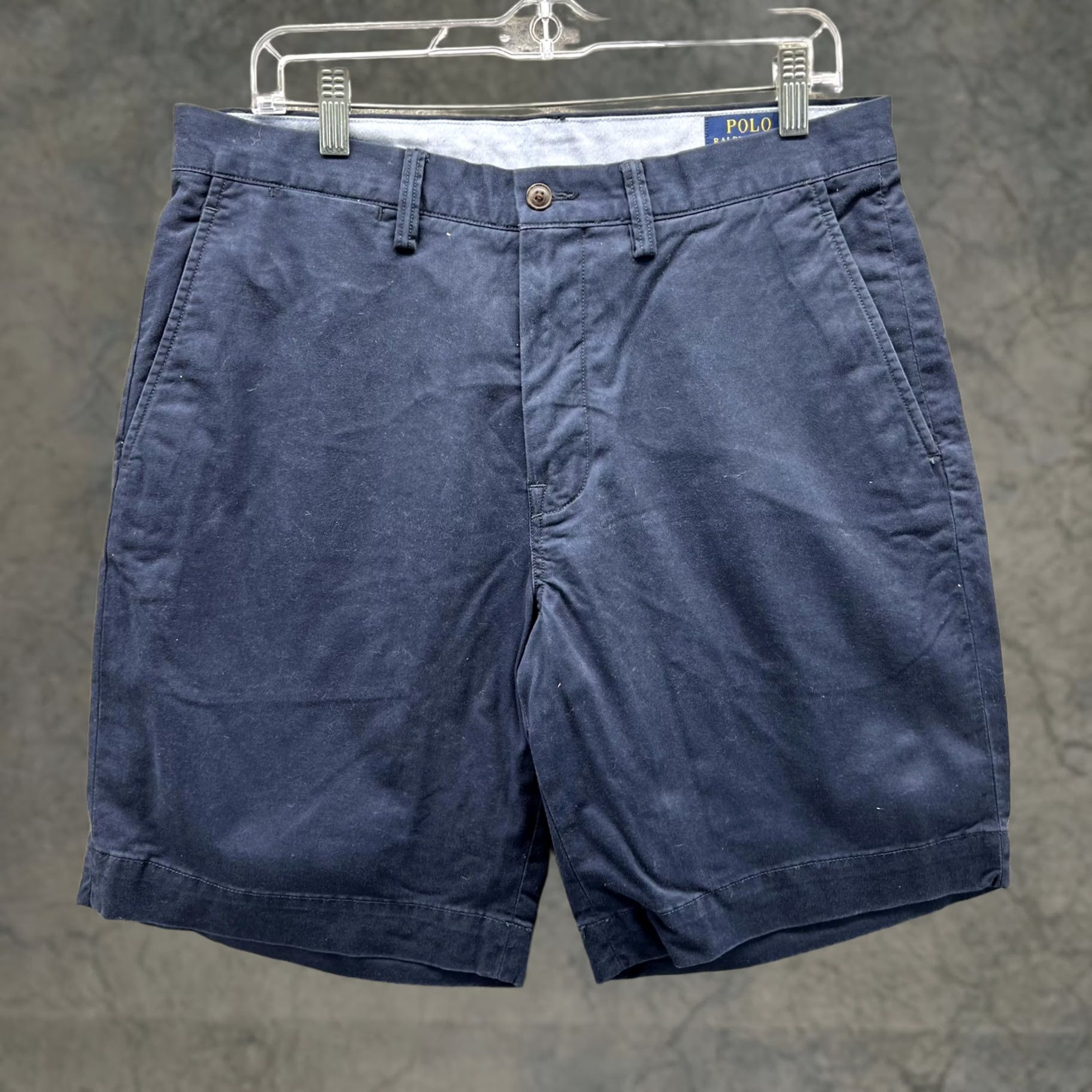 Polo Ralph Lauren Polo Ralph Lauren Shorts Mens 32 Blue Stretch Classic Fit Chino Casual 9 Inseam Size US XS / EU 42 / 0 - 1 Thumbnail
