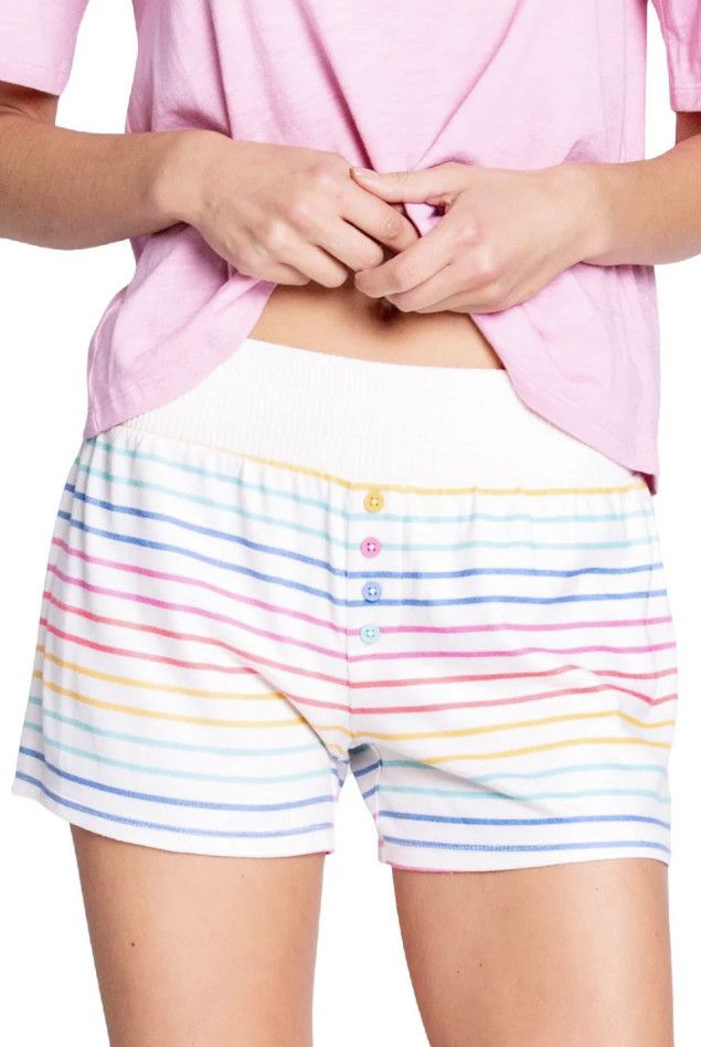 Other PJ Salvage Button Up Striped Babe Sleep Shorts ( XL ) Size 24" / US 00 / IT 34 - 1 Thumbnail