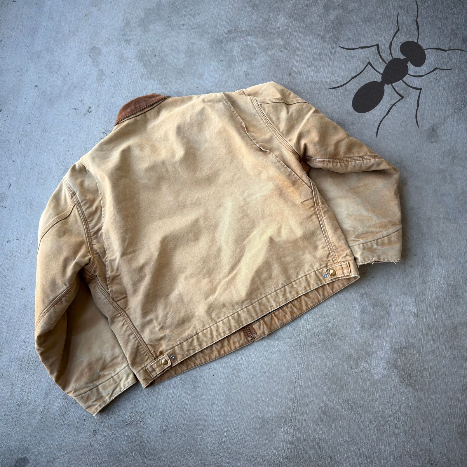 Carhartt × Vintage Carhartt brown Detroit work wear jacket Size US XL / EU 56 / 4 - 5 Thumbnail