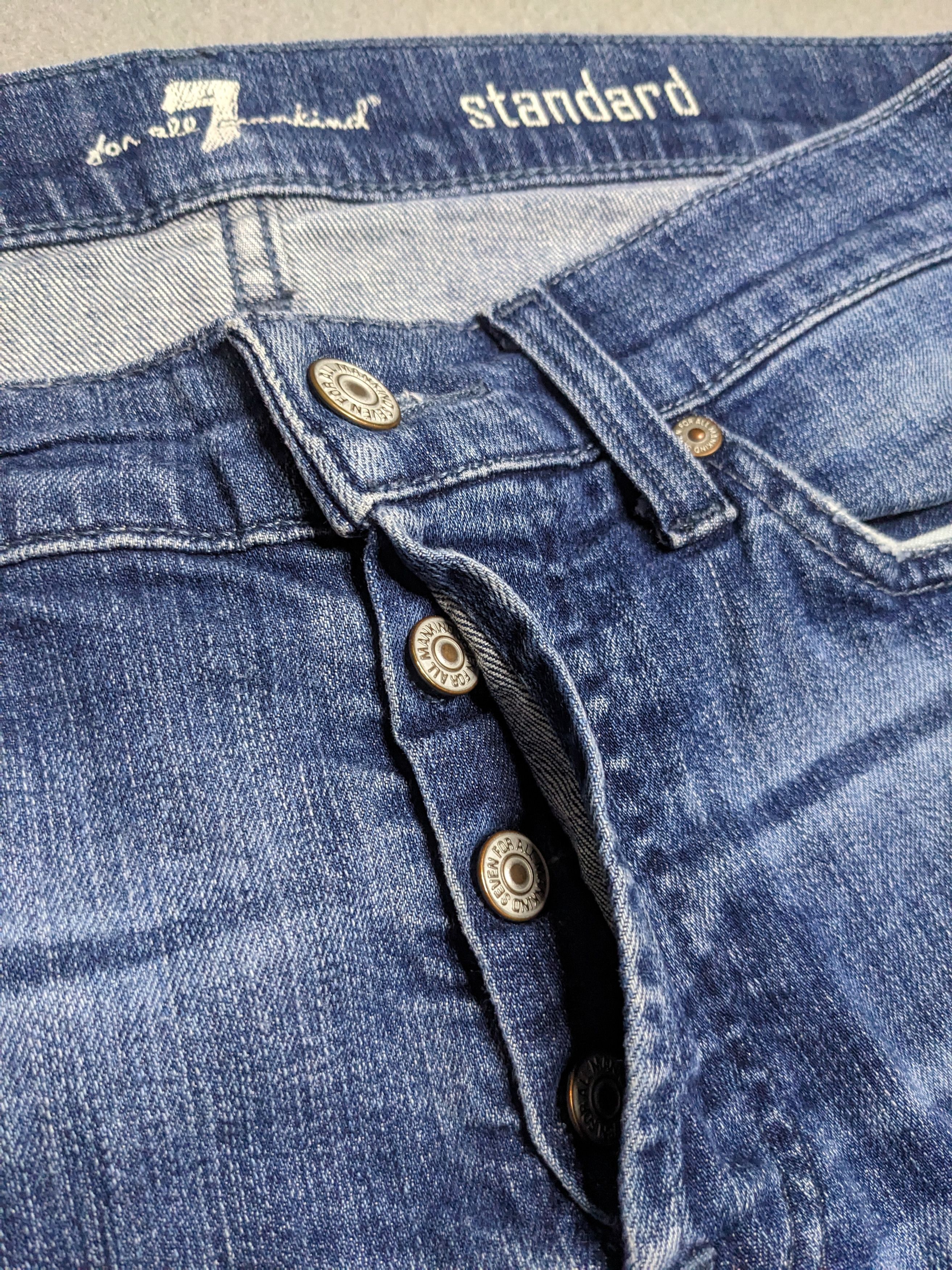 7 For All Mankind 7 For All Mankind Standard Jeans 32x31 Denim Button Fly Y2K Size US 32 / EU 48 - 7 Thumbnail