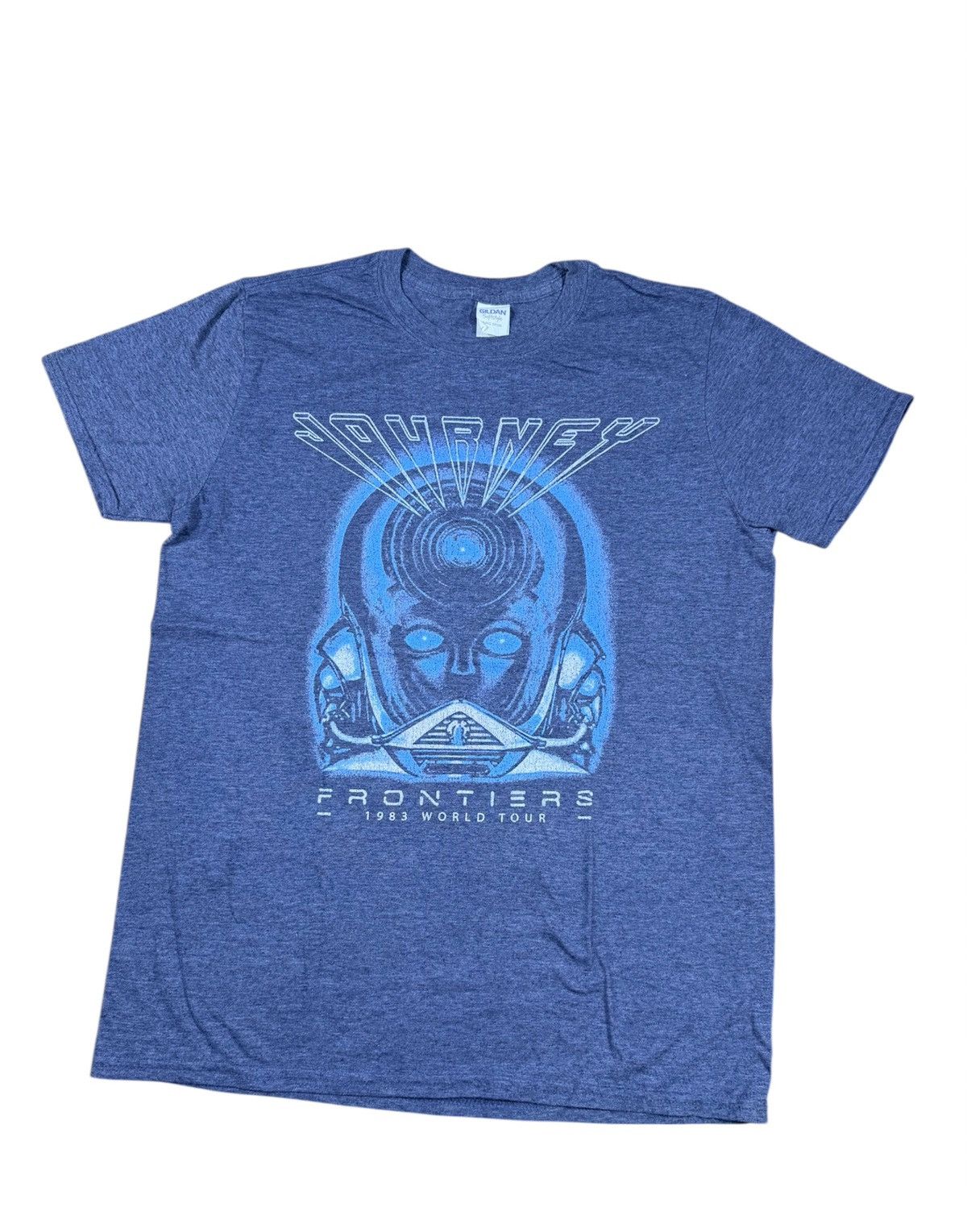 Band Tees Journey Frontiers 1983 2018 World Tour in heather charcoal Size US M / EU 48-50 / 2 - 1 Thumbnail