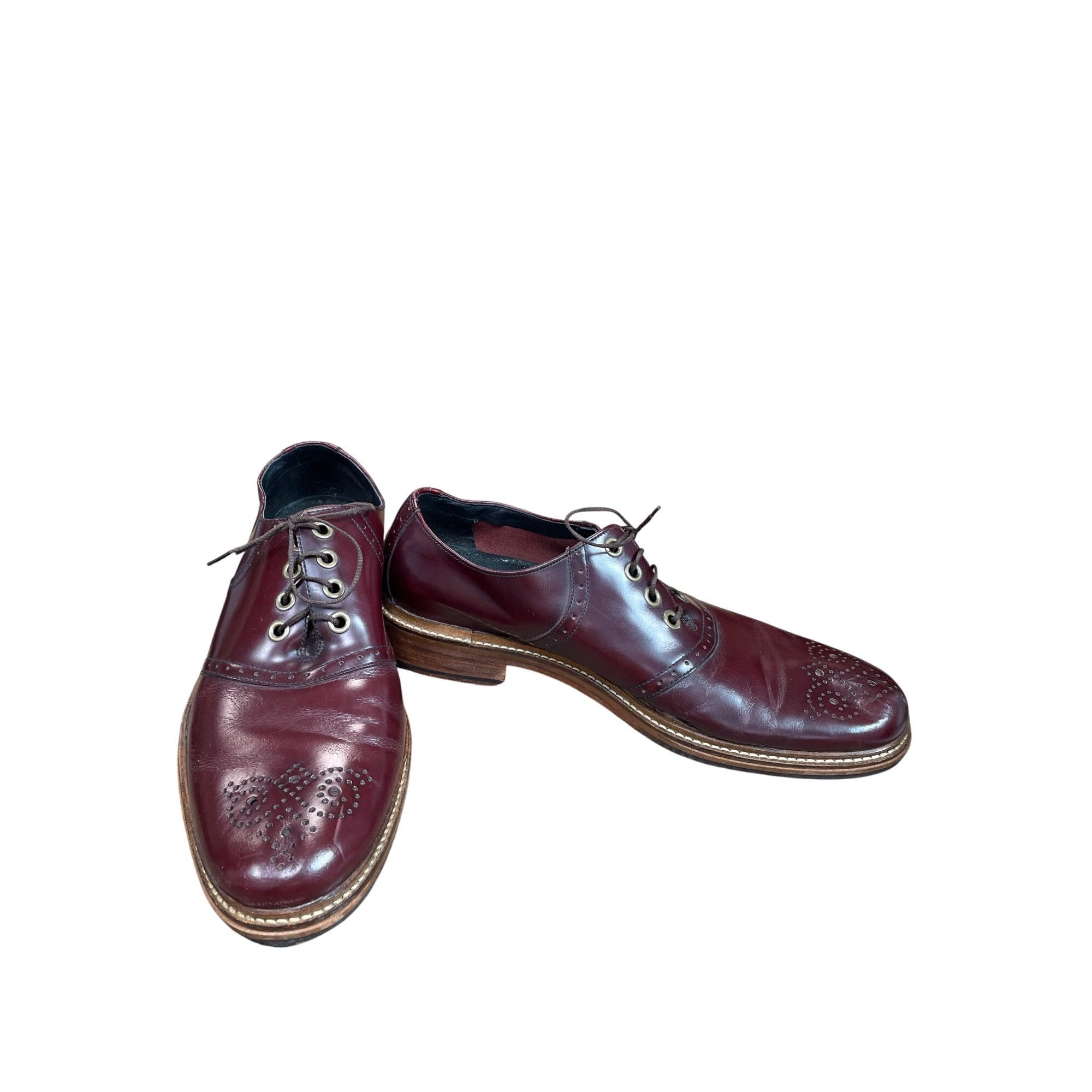 Cole Haan Cole Haan Mens Burgandy leather oxford Dress shoes size 9.5M Size US 9.5 / EU 42-43 - 1 Thumbnail