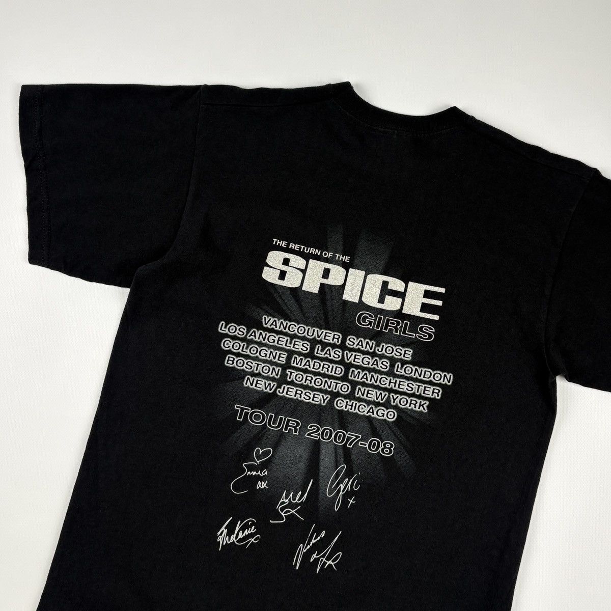 Band Tees Vintage Spice Girls T-shirt Tour 2007-08 Size US S / EU 44-46 / 1 - 9 Thumbnail