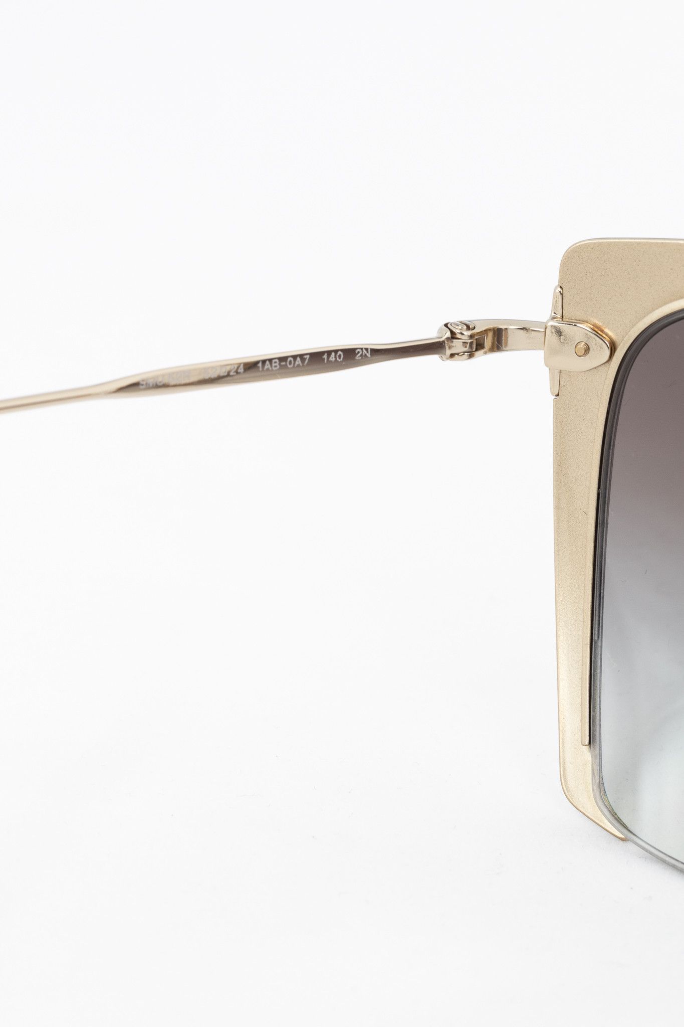 Miu Miu Miu Miu SMU 52R Black & Gold Square Sunglasses Size ONE SIZE - 9 Thumbnail