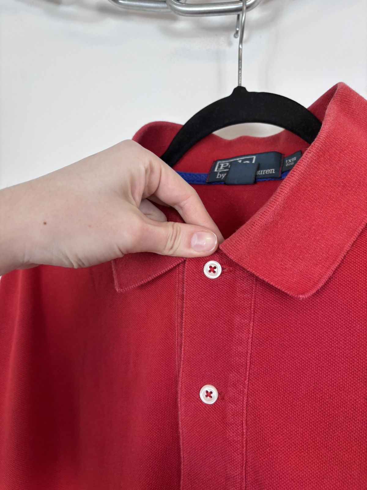 Polo Ralph Lauren Vintage Polo Ralph Lauren USA Big Embroidery Logo Polo Shirt Size US XL / EU 56 / 4 - 13 Thumbnail