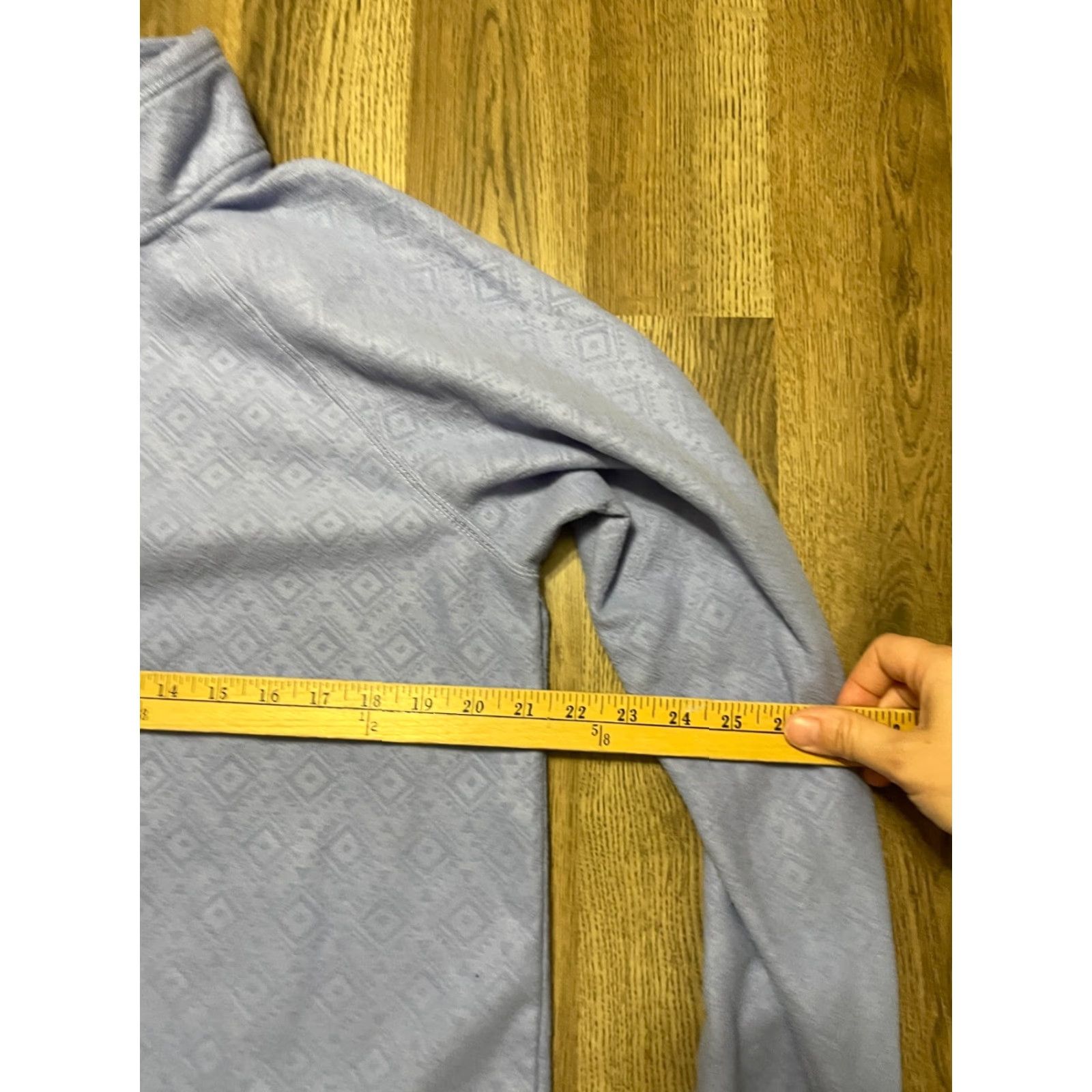 Eddie Bauer Eddie Bauer Shirt Women's Large Purple Long Sleeve 1/4 Zip Activewear T-Shirt Size L / US 10 / IT 46 - 6 Thumbnail