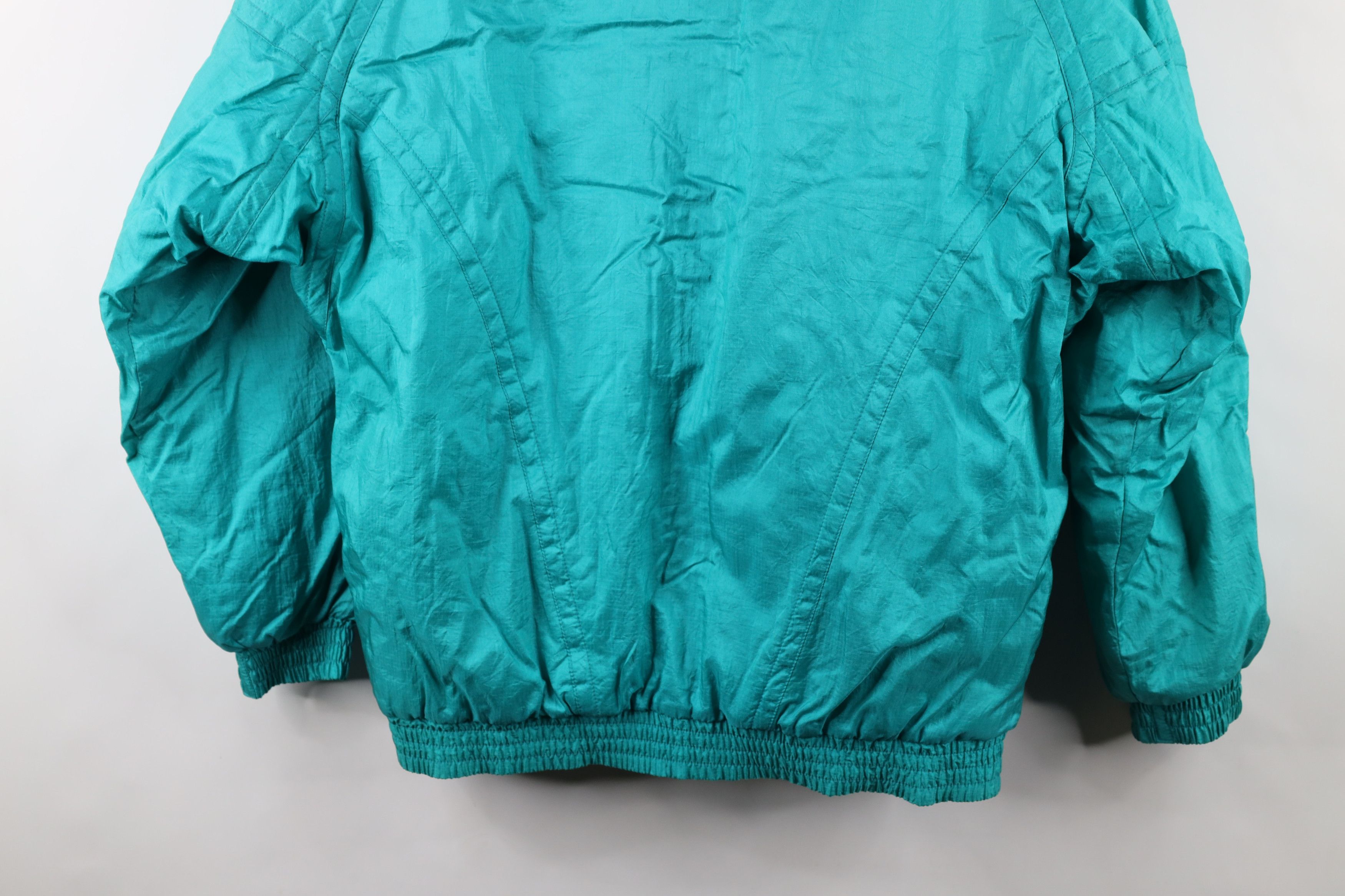 Vintage Vintage 90s Streetwear Block Full Zip Puffer Jacket Skiing Size L / US 10 / IT 46 - 14 Thumbnail