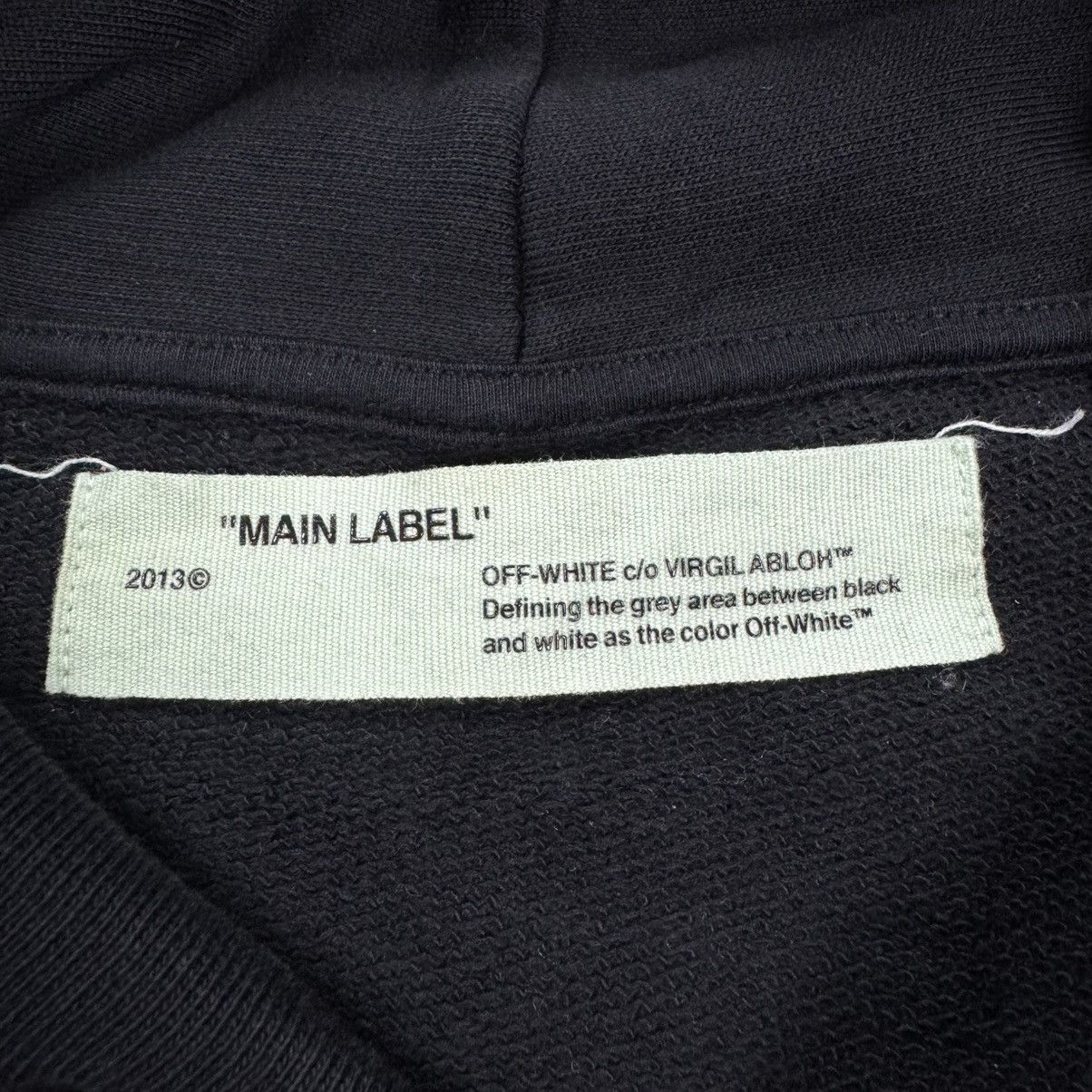 Off-White OFF-WHITE 17AW DIAGONAL CARAVAGGIO HOODIE Size US S / EU 44-46 / 1 - 6 Thumbnail
