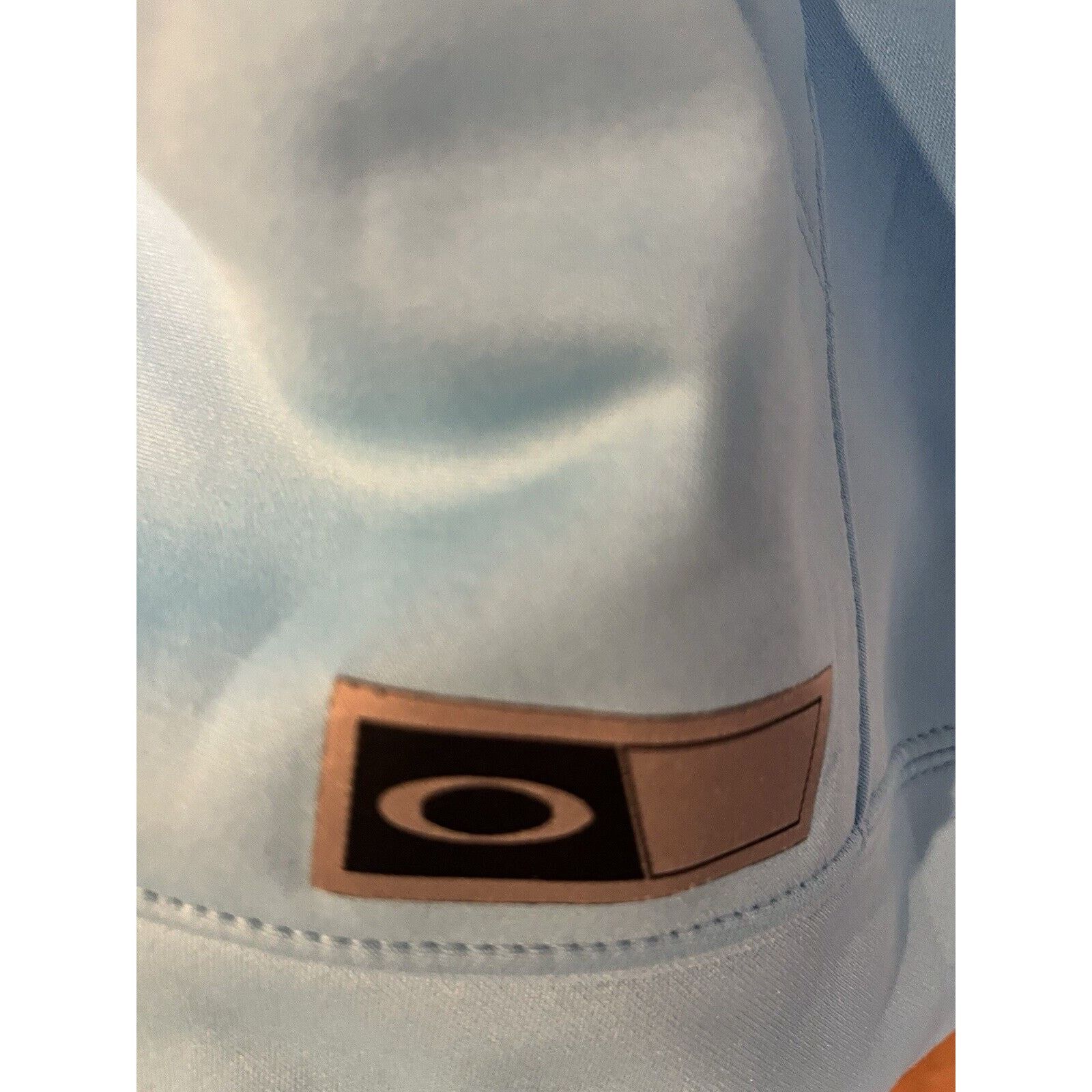 Oakley Oakley Men's Hoodie Light blue with red graphics Size M Size US M / EU 48-50 / 2 - 3 Thumbnail