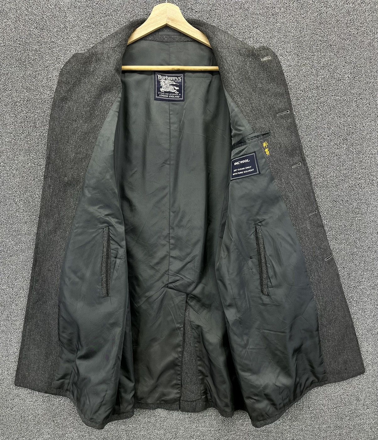 Burberry Vintage Burberry Grey Trench Coats Wool Long Jacket Size US M / EU 48-50 / 2 - 7 Thumbnail
