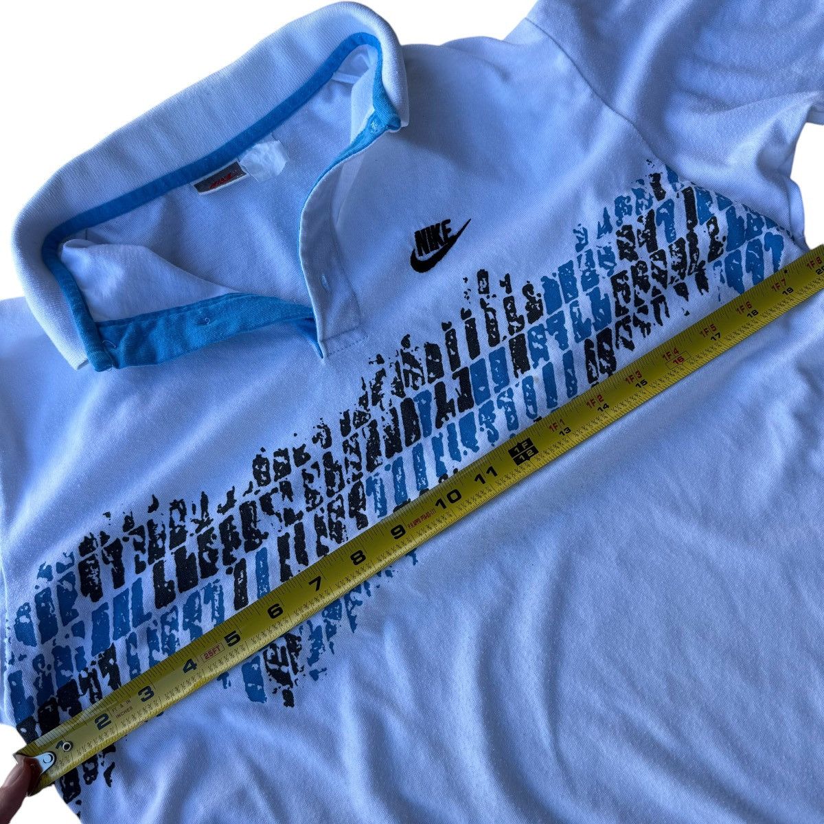 Nike × Vintage 80s Single Stiched Nike Court Tennis Vintage Polo Tee Shirt Size US M / EU 48-50 / 2 - 13 Thumbnail