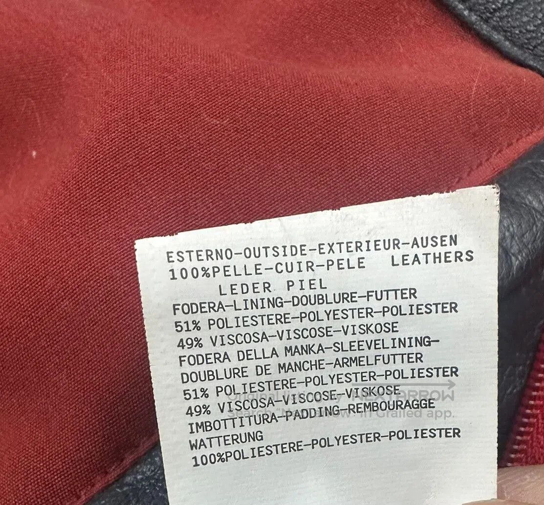 Ferre Luxury Men's Leather Jacket. Size US L / EU 52-54 / 3 - 7 Thumbnail