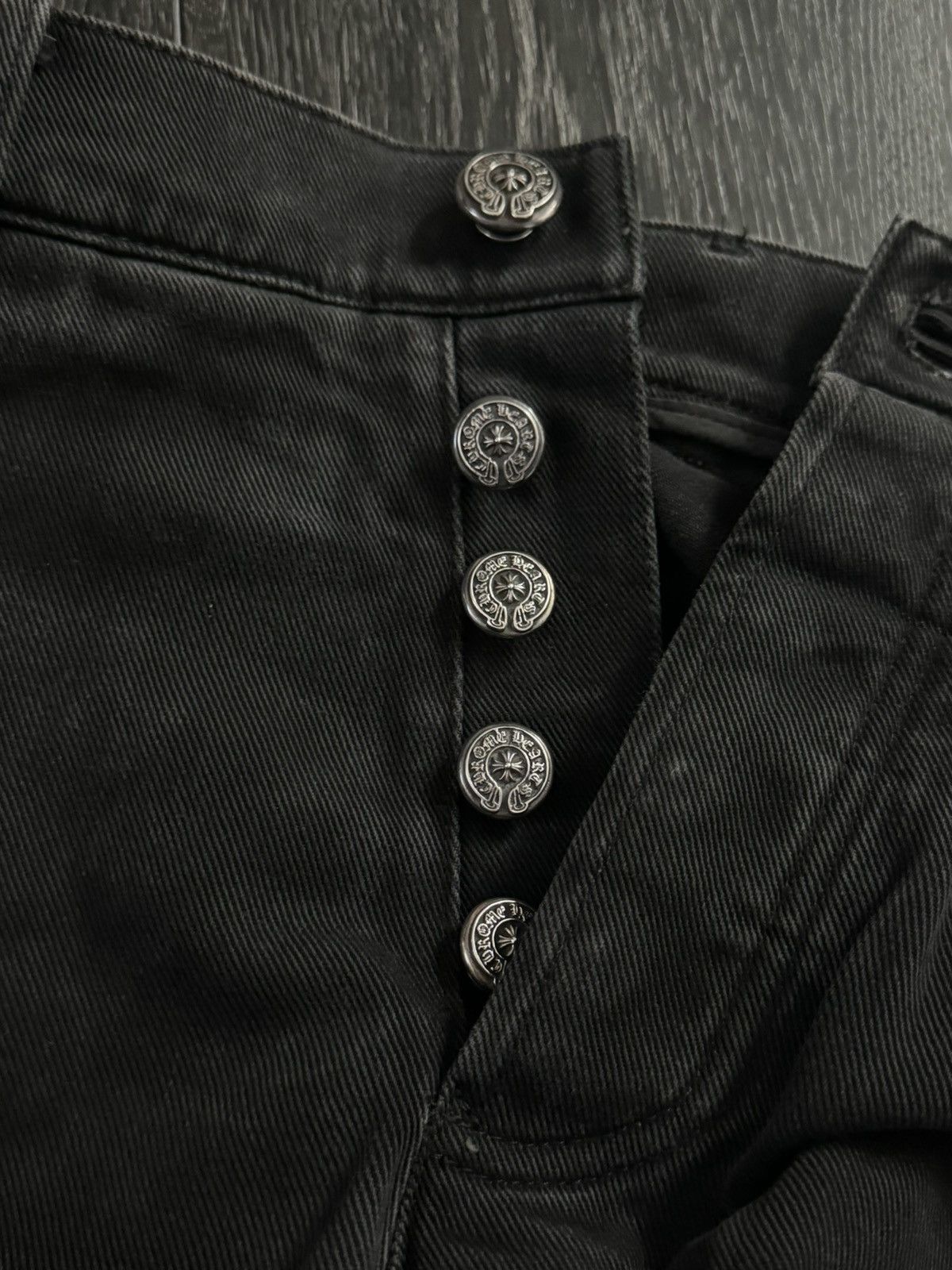 Chrome Hearts Chrome Hearts Fleur Knee Denim Size US 34 / EU 50 - 9 Thumbnail