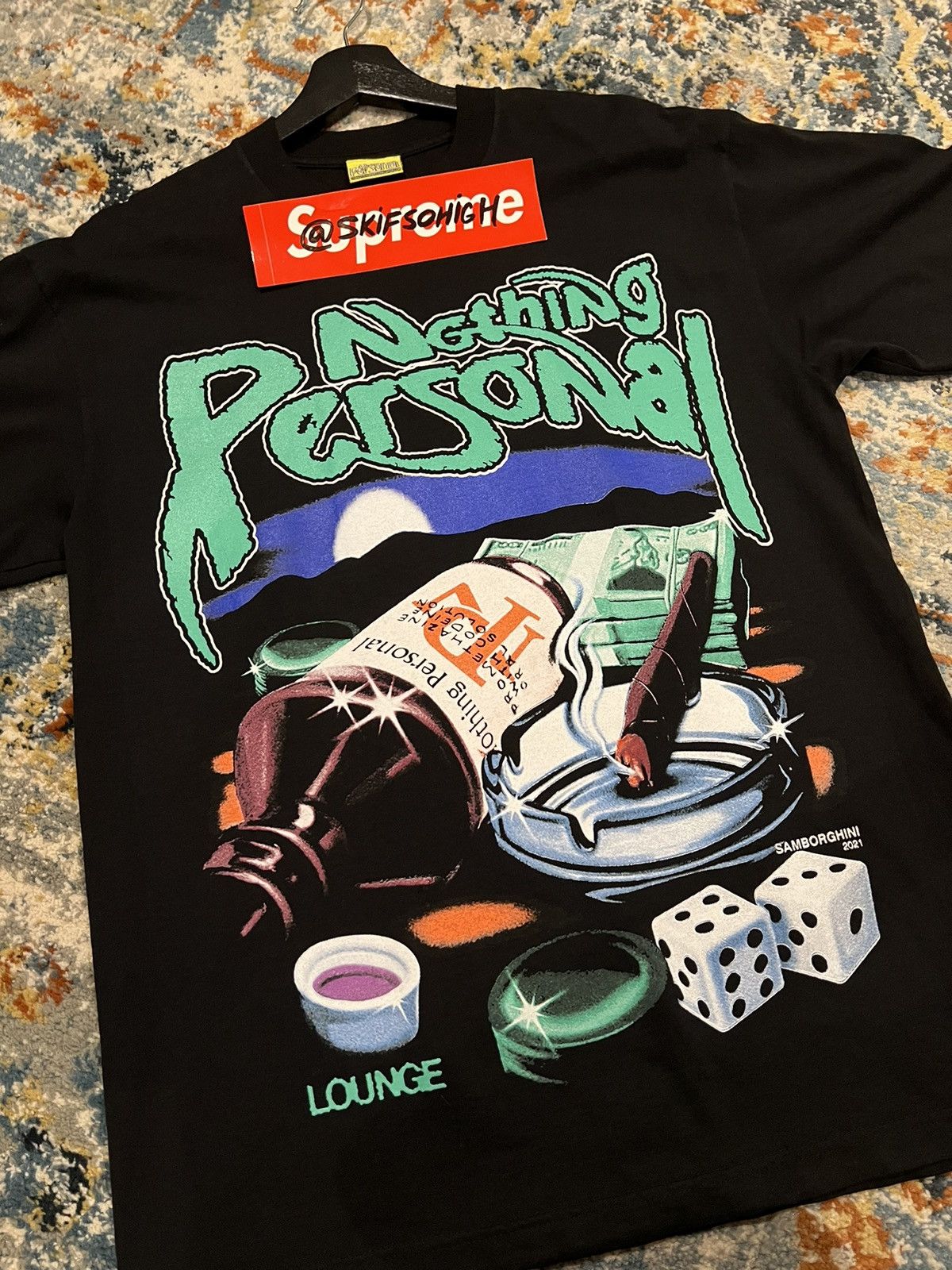 Designer × Other Nothing Personal Cigar Lounge Tee Size US M / EU 48-50 / 2 - 4 Thumbnail