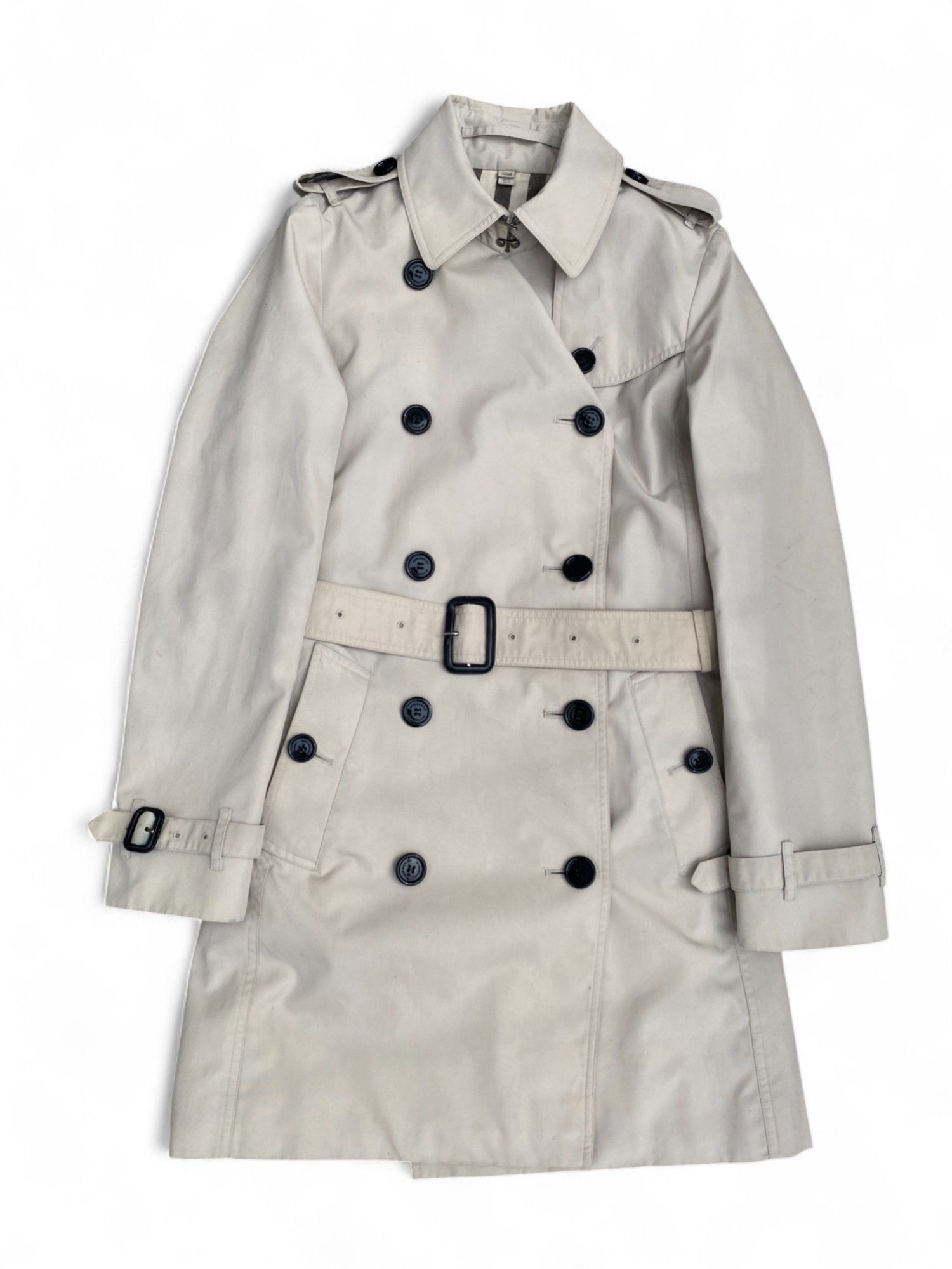 Burberry Burberry Buckingham Double Breasted Trench Nova Check Size S / US 4 / IT 40 - 1 Thumbnail