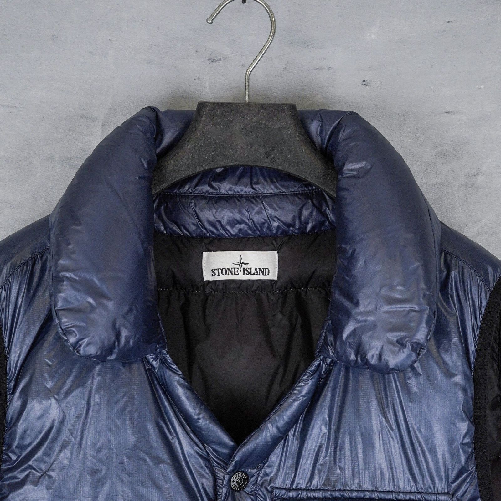 Stone Island Stone island pertex quantum y navy blue down vest jacket Size US XL / EU 56 / 4 - 5 Thumbnail