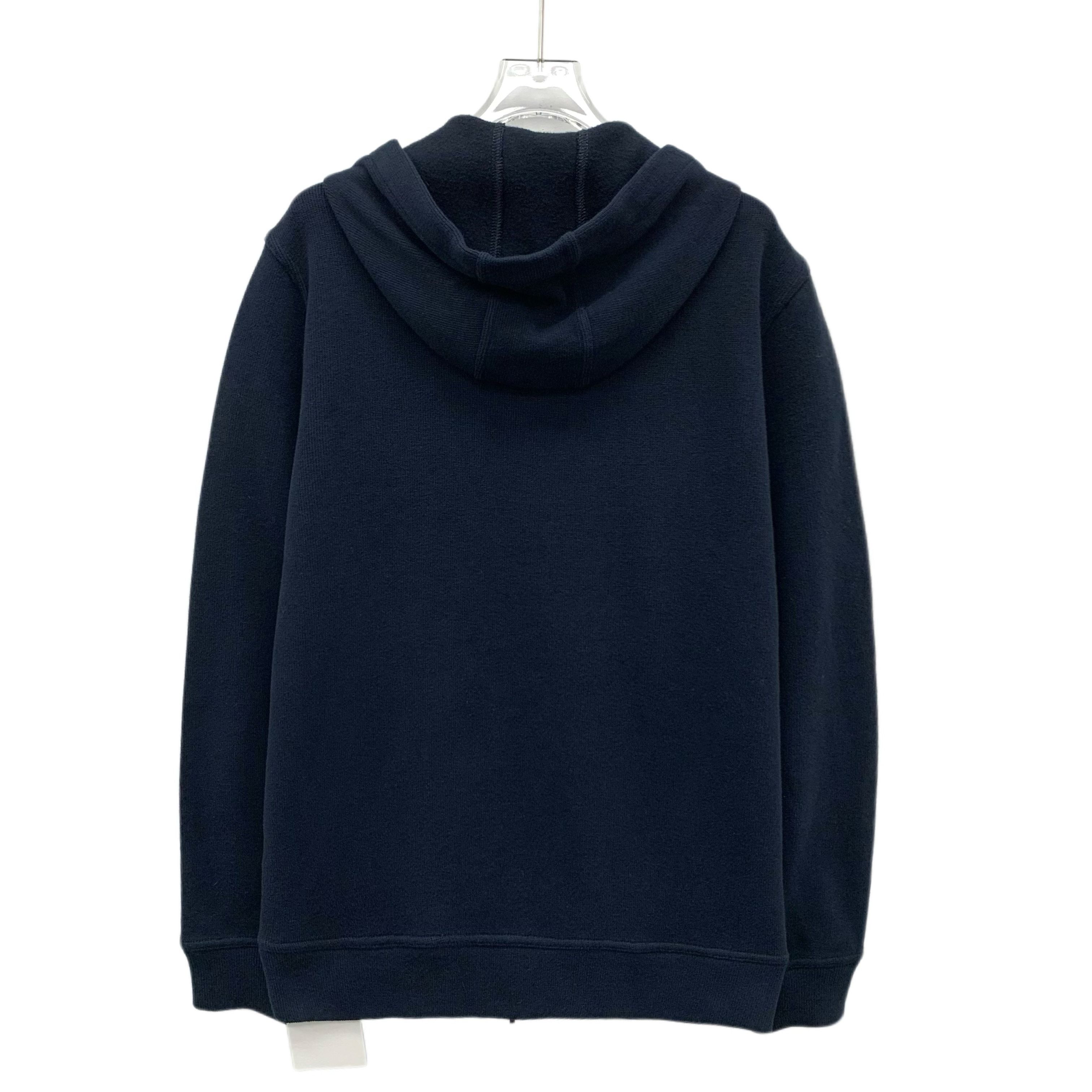 Loro Piana Loro Piana Logo Hoodie Jacket Navy (M) Size US M / EU 48-50 / 2 - 2 Thumbnail