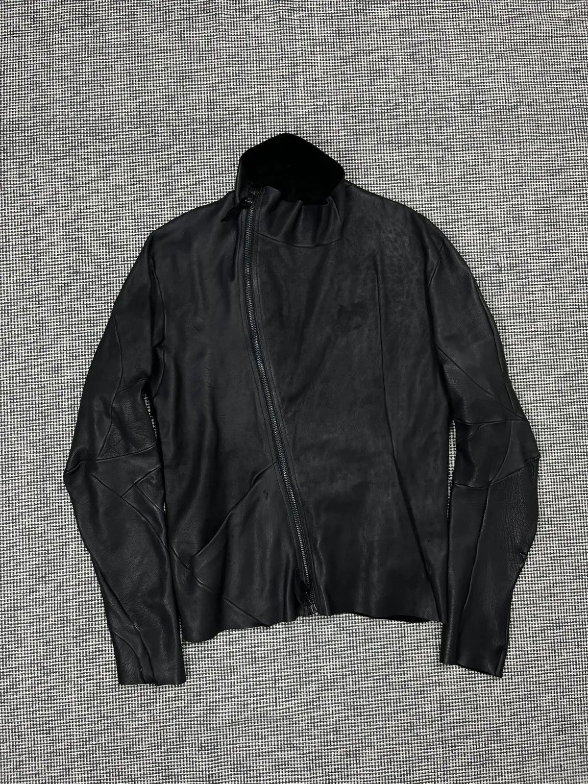 Leon Emanuel Blanck Faded black Leon Emanuel Blanck distortion leather jacket Size US M / EU 48-50 / 2 - 2 Thumbnail