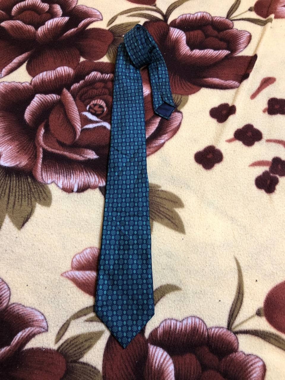 Cerruti 1881 Vintage Cerruti Silk Patterned Tie Size ONE SIZE - 1 Thumbnail