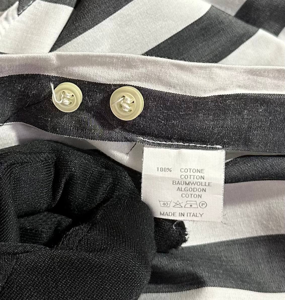 Sonia Rykiel Sonia Rykiel Homme mens striped shirt 39/15.5 made in Italy Size US M / EU 48-50 / 2 - 8 Thumbnail