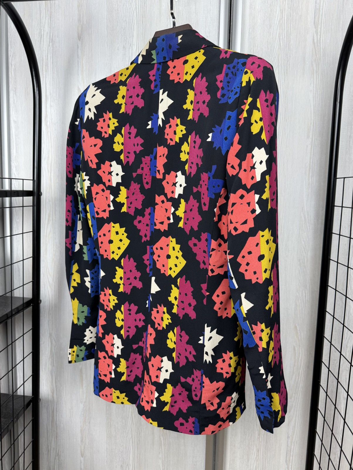 Emmanuelle Khanh Emmanuelle Khahn Paris vintage multicoloured designer blazer Size M / US 6-8 / IT 42-44 - 9 Thumbnail
